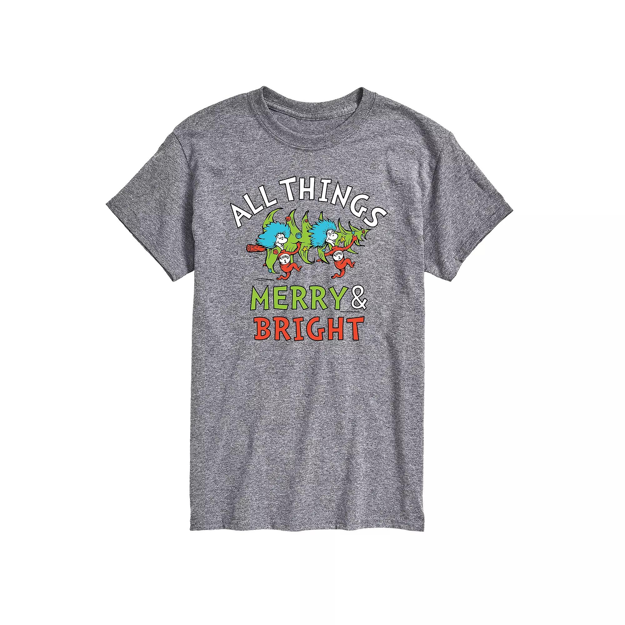 Men's Dr. Seuss Merry & Bright Tee,  Product Image