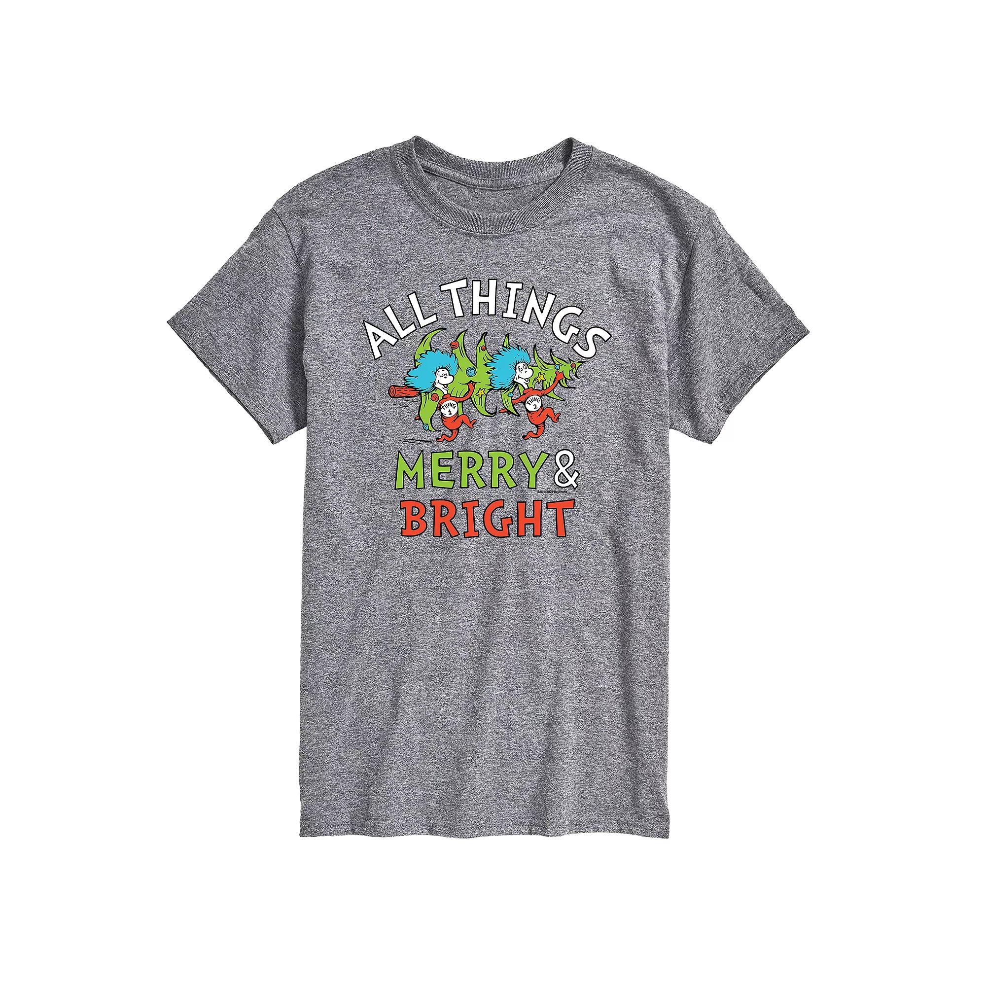 Men's Dr. Seuss Merry & Bright Tee,  Product Image