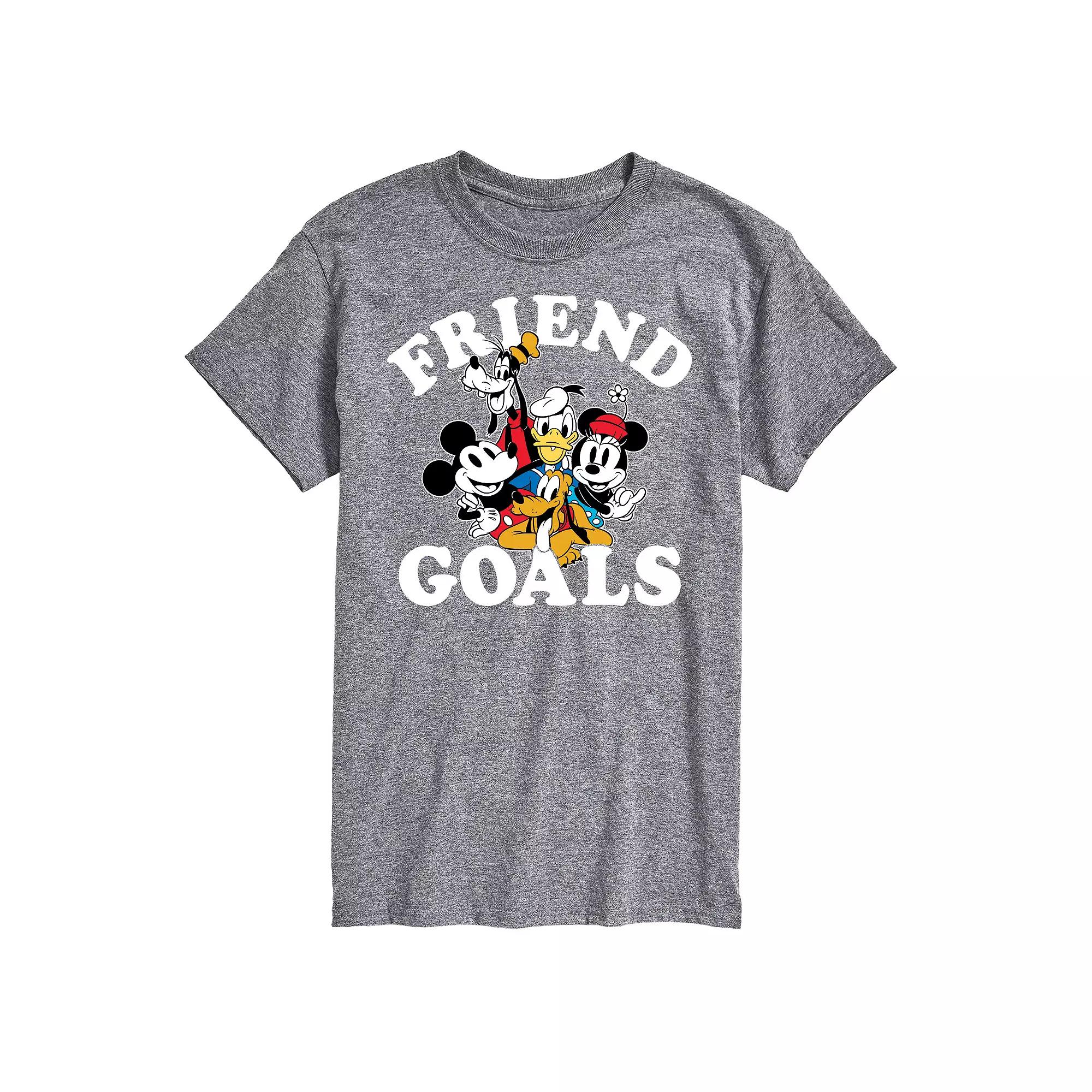 Disney's Mickey Mouse & Friends Big & Tall Friend Goals Graphic Tee, Men's,  Product Image