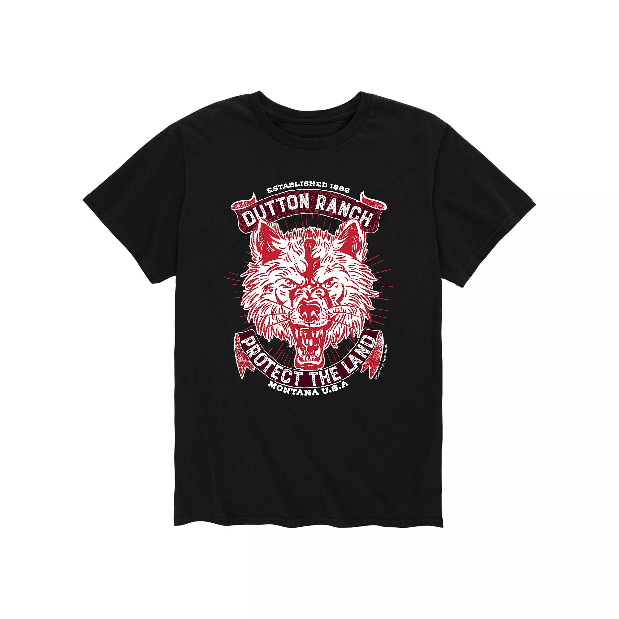 Men's Yellowstone Wolf Protect Tee,  Product Image