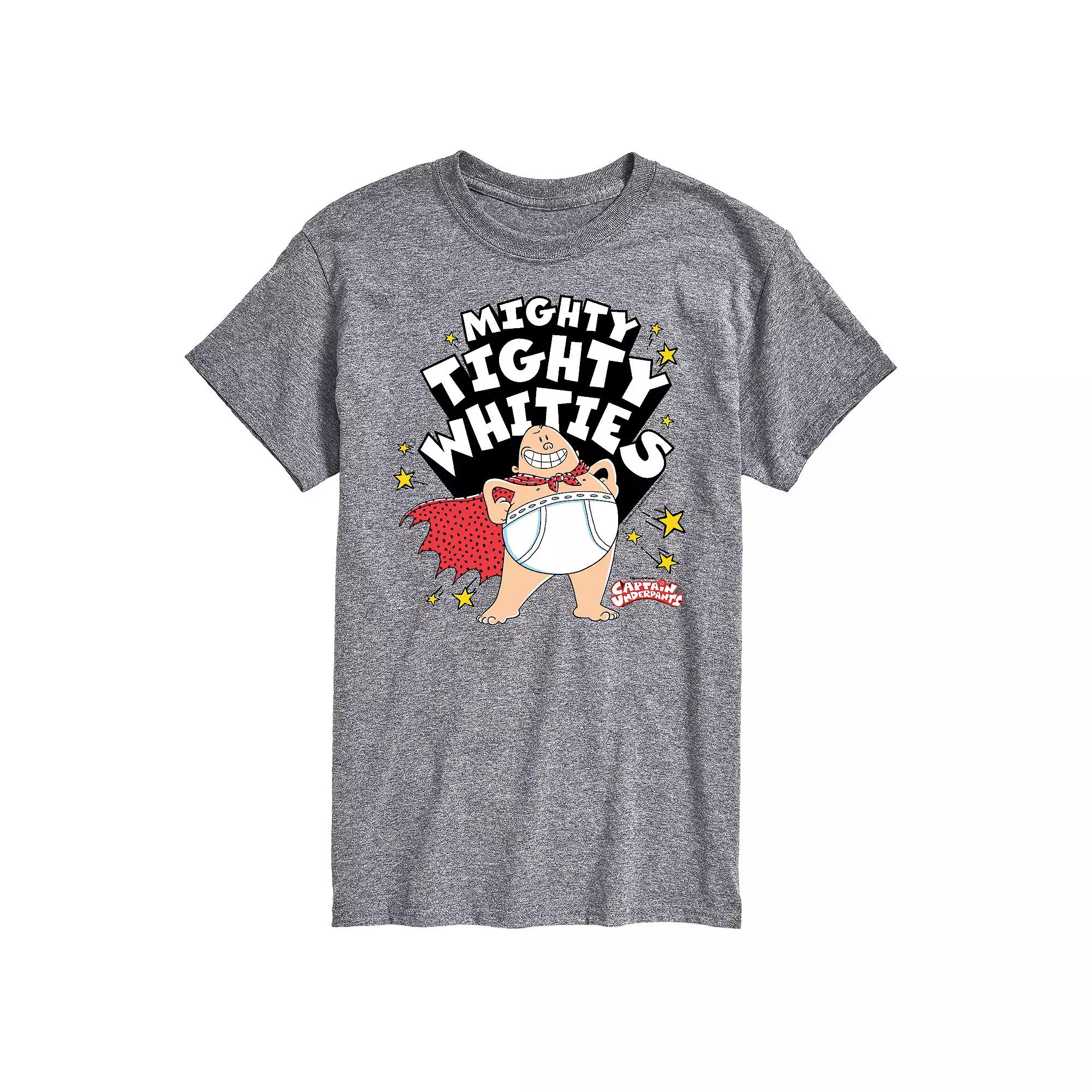 Men's Captain Underpants Mighty Tighty Whities Graphic Tee,  Product Image