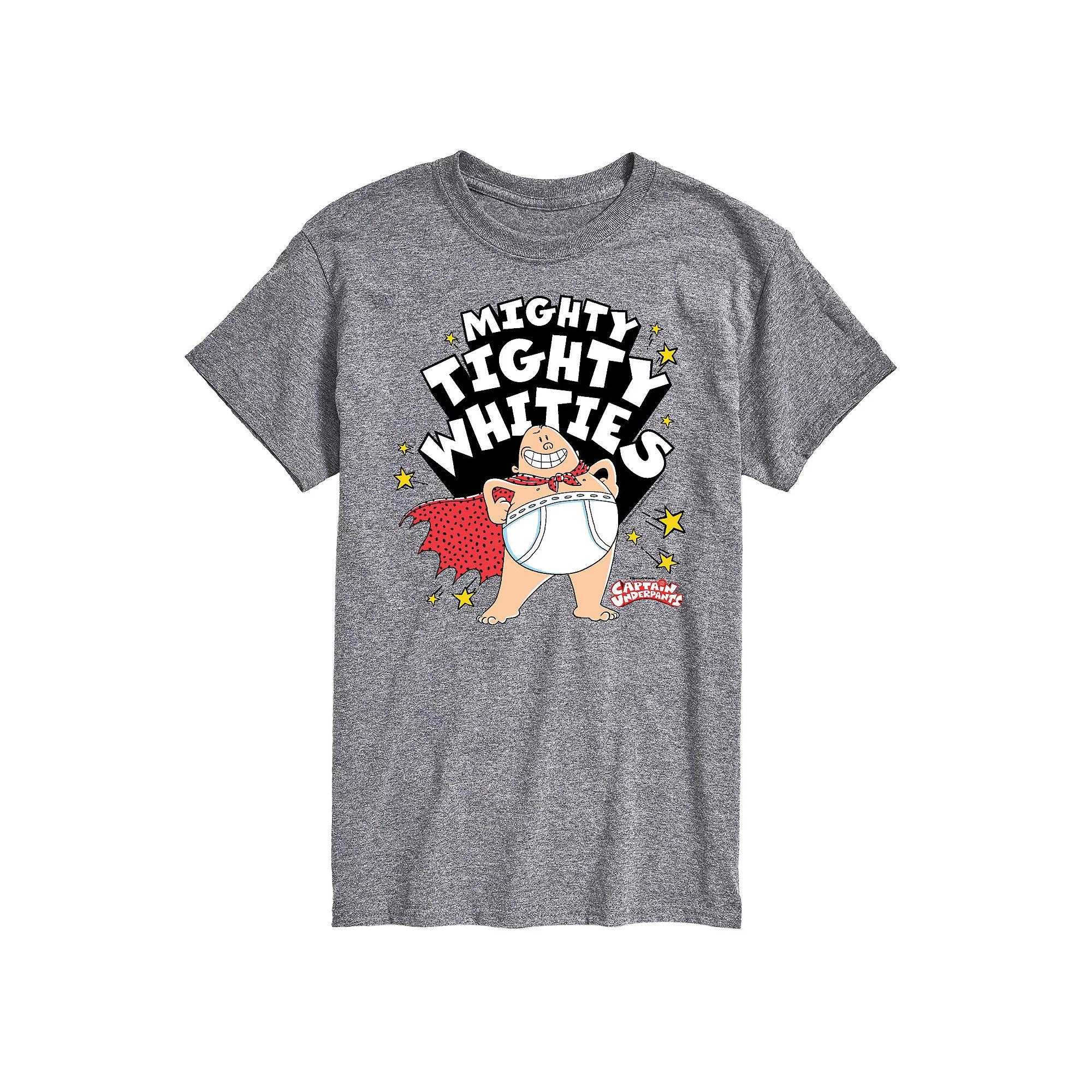 Men's Captain Underpants Mighty Tighty Whities Graphic Tee,  Product Image