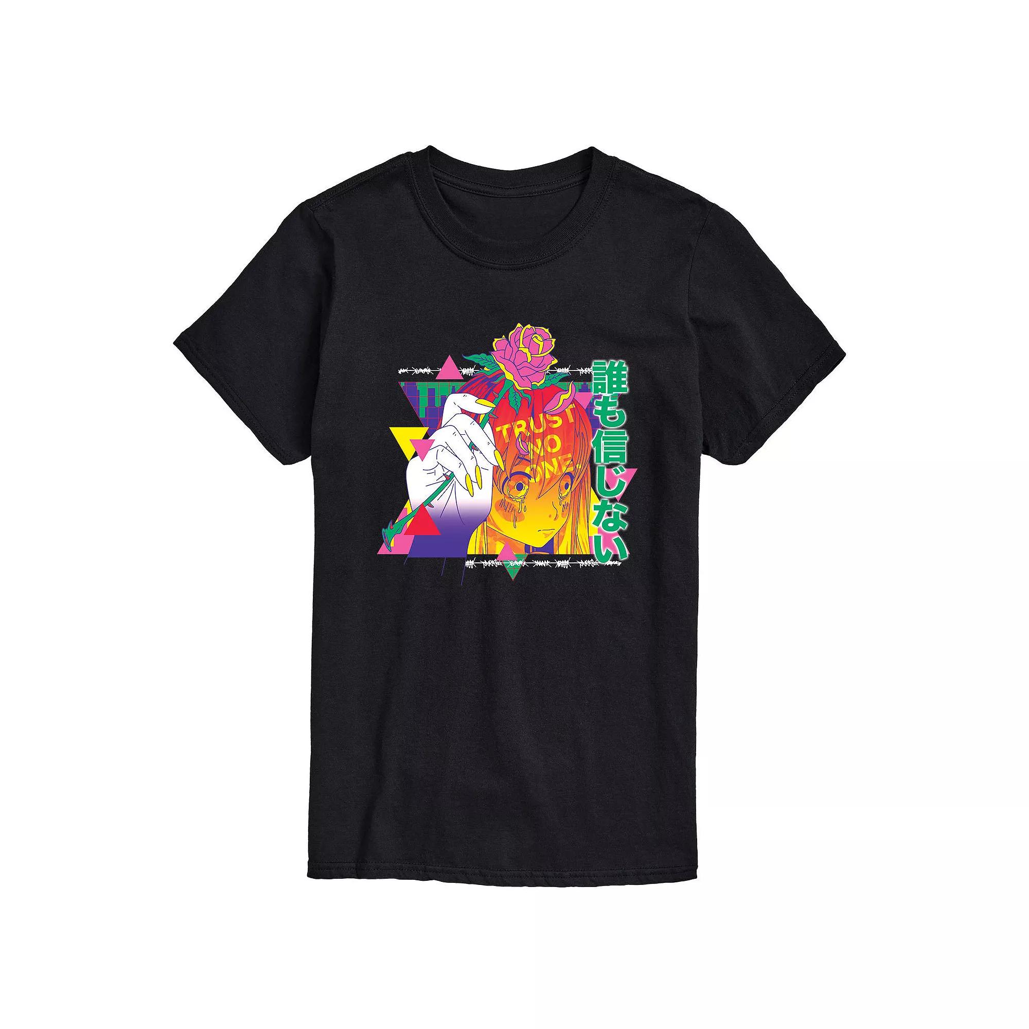 Men's Anime Trust No One Tee,  Product Image