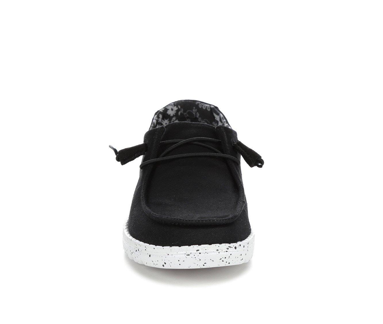Women's HEYDUDE Wendy Black Odyssey Casual Shoes Product Image