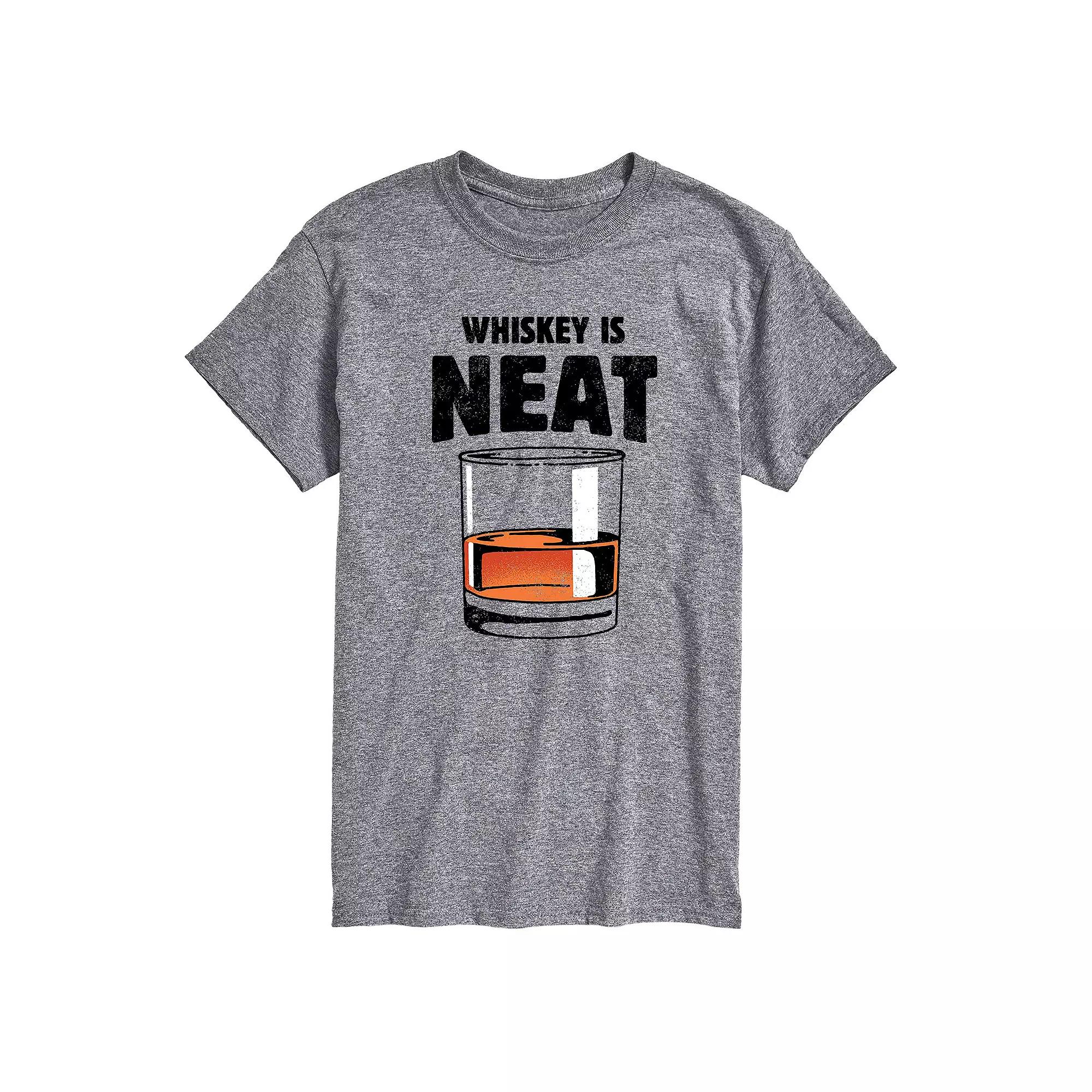 Men's Whiskey Is Neat Graphic Tee,  Product Image