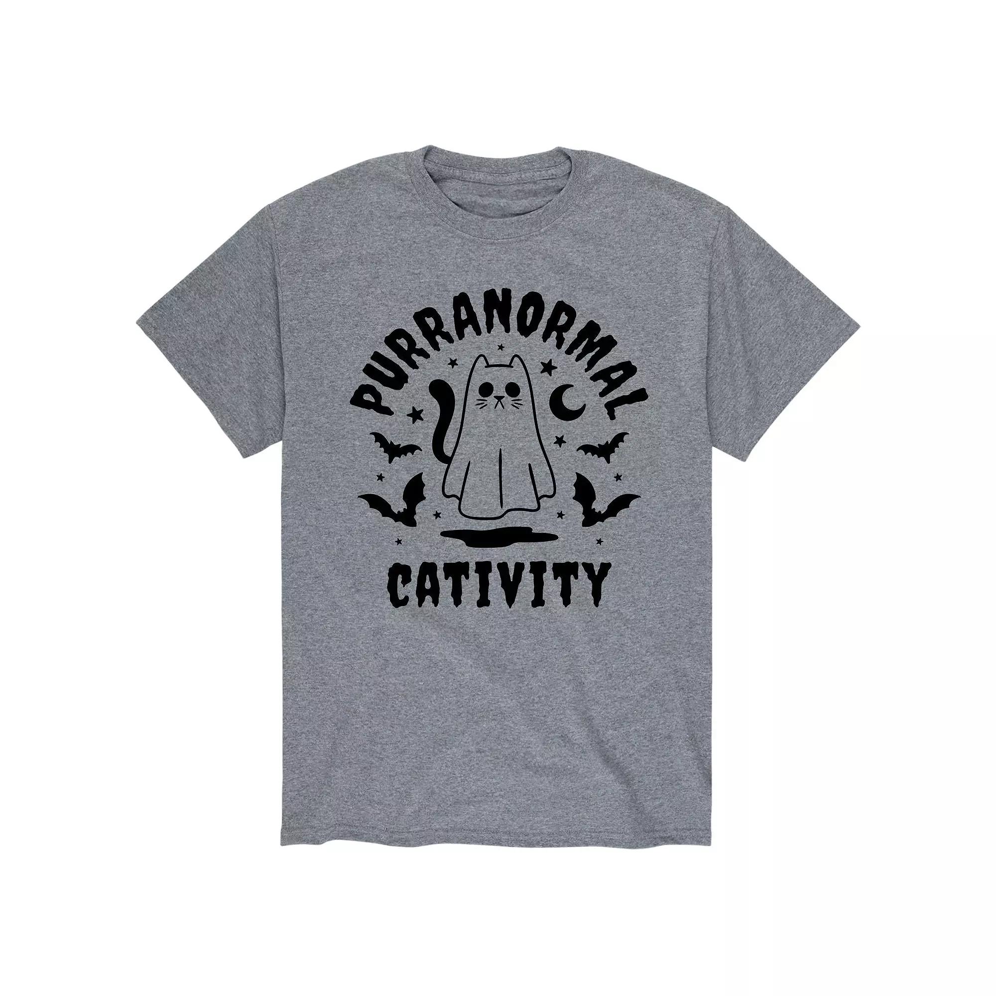 Men's "Paranormal Cativity" Halloween Tee,  Product Image