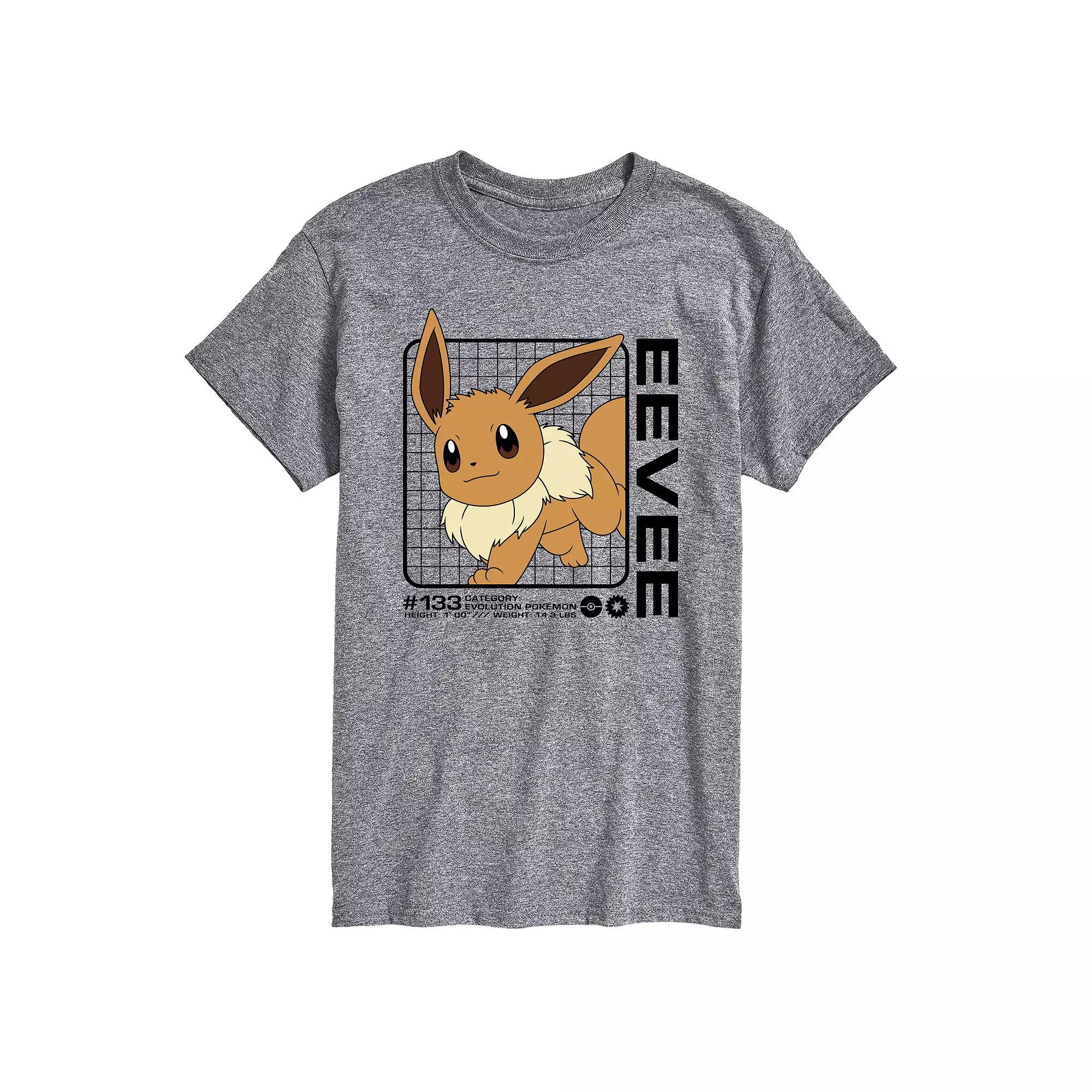 Men's Pokemon Eevee Stats Graphic Tee,  Product Image