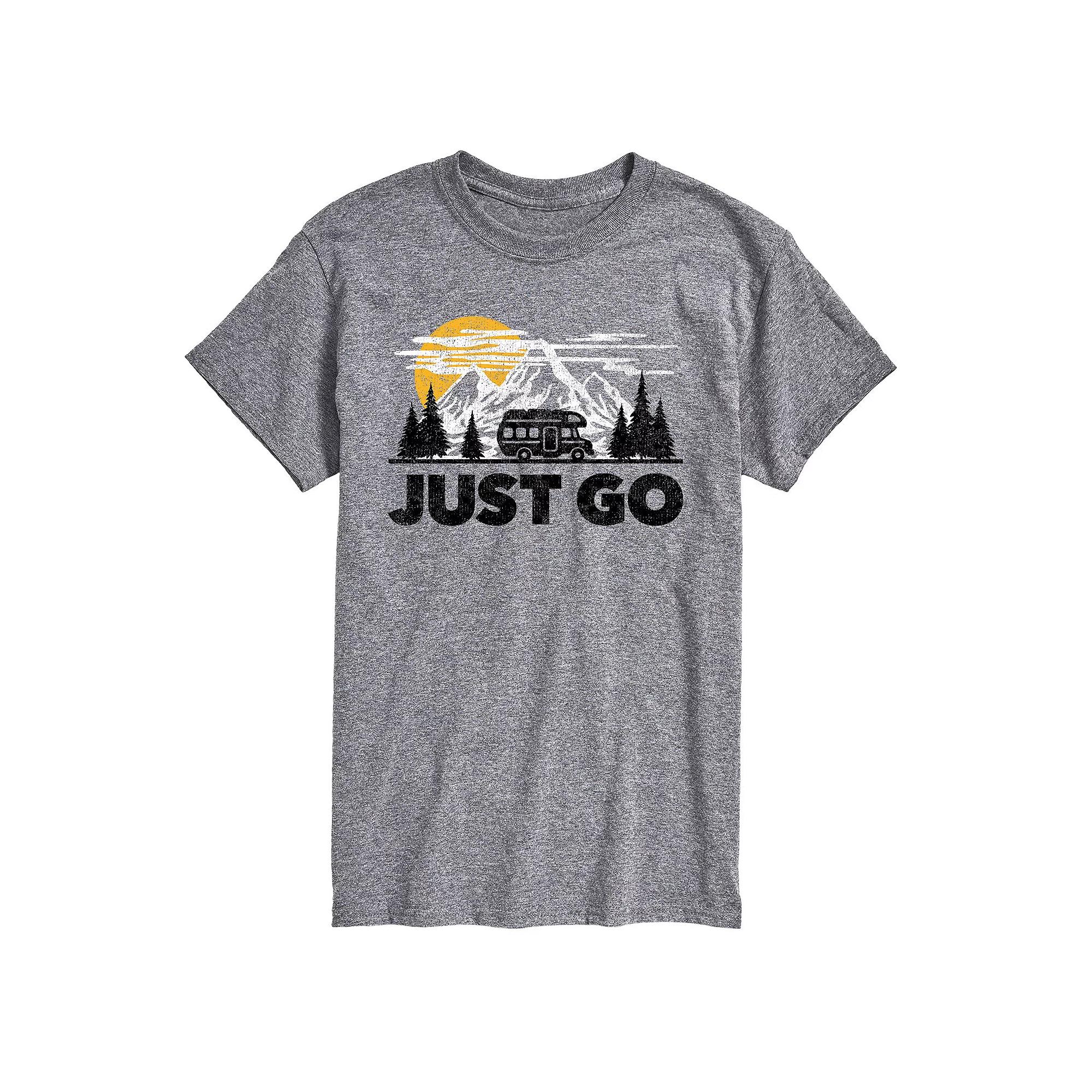 Big & Tall Just Go Graphic Tee, Men's,  Product Image