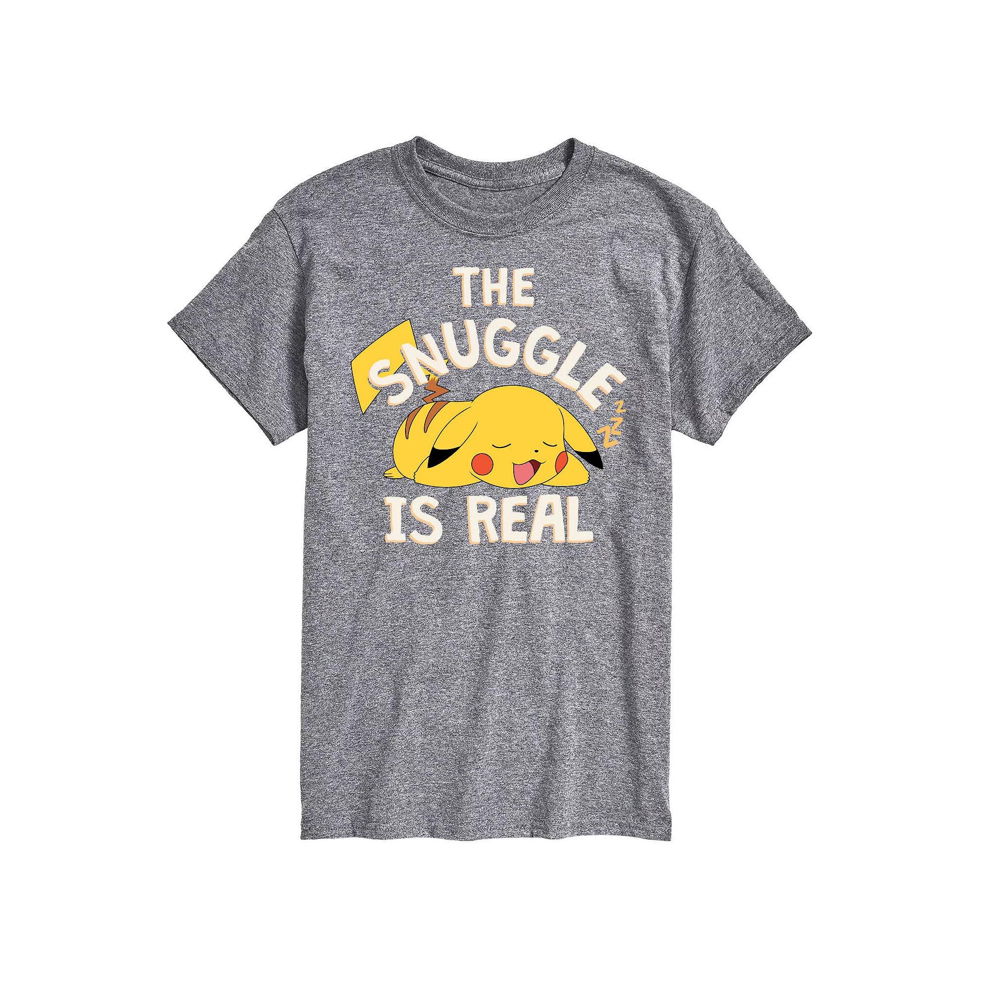 Big & Tall Pokémon The Snuggle Pikachu Graphic Tee, Men's,  Product Image