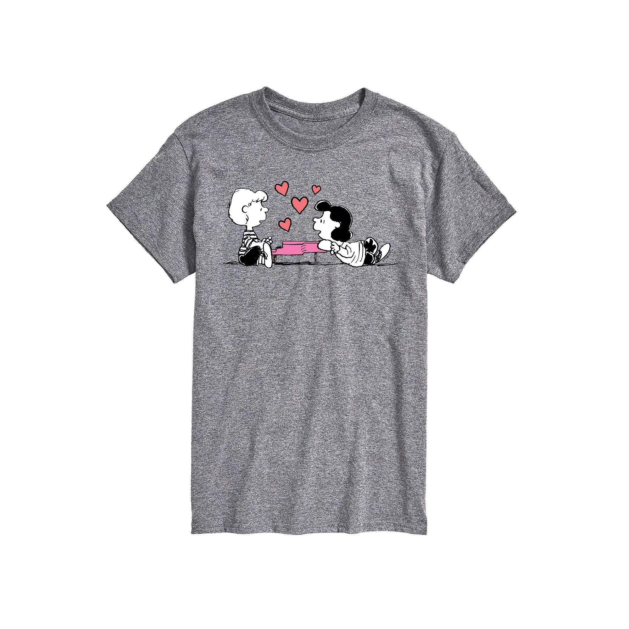 Big & Tall Peanuts Lucy Valentine Tee, Men's,  Product Image