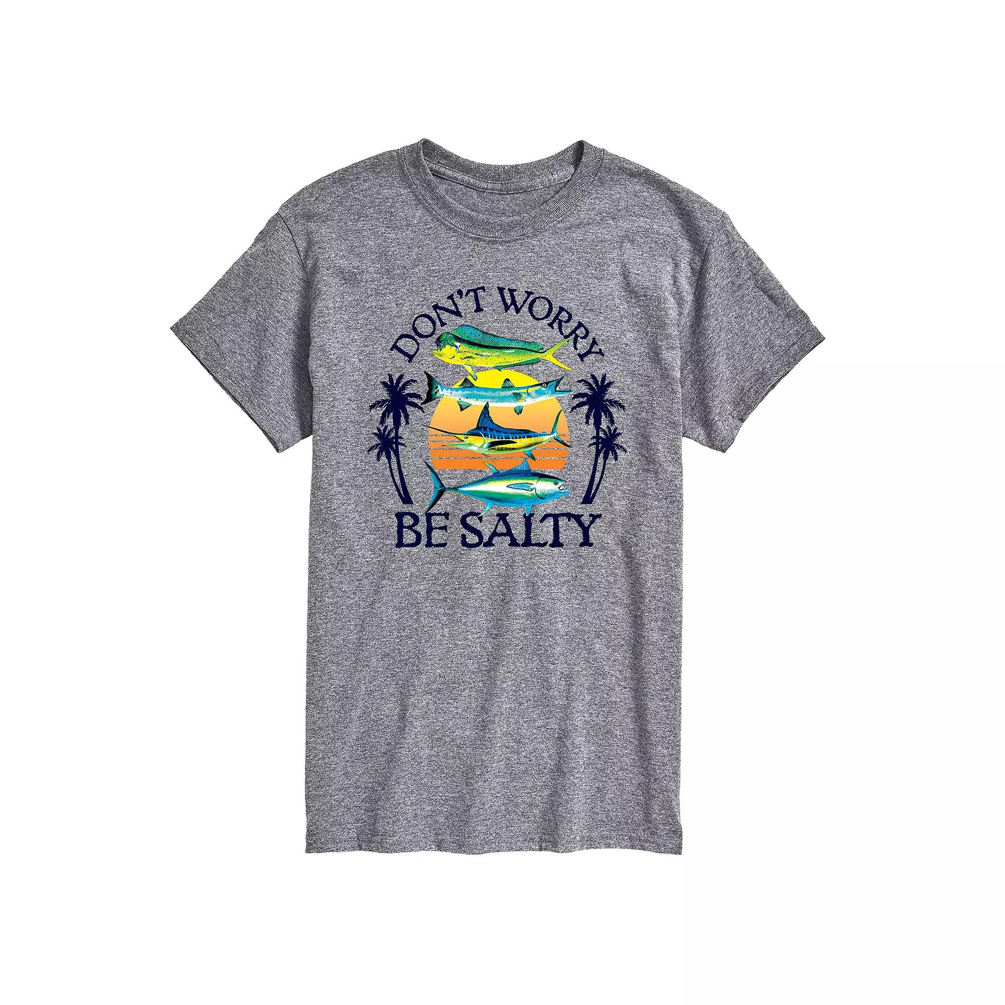 Men's Don't Worry Be Salty Graphic Tee,  Product Image
