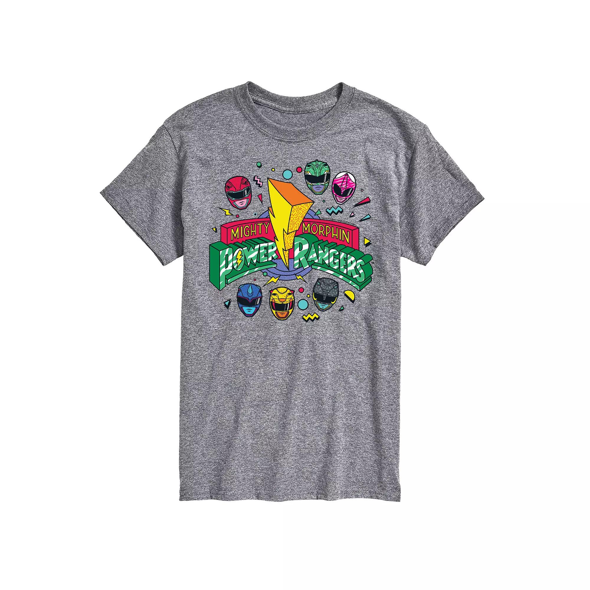 Men's Power Rangers 90s Logo Graphic Tee,  Product Image