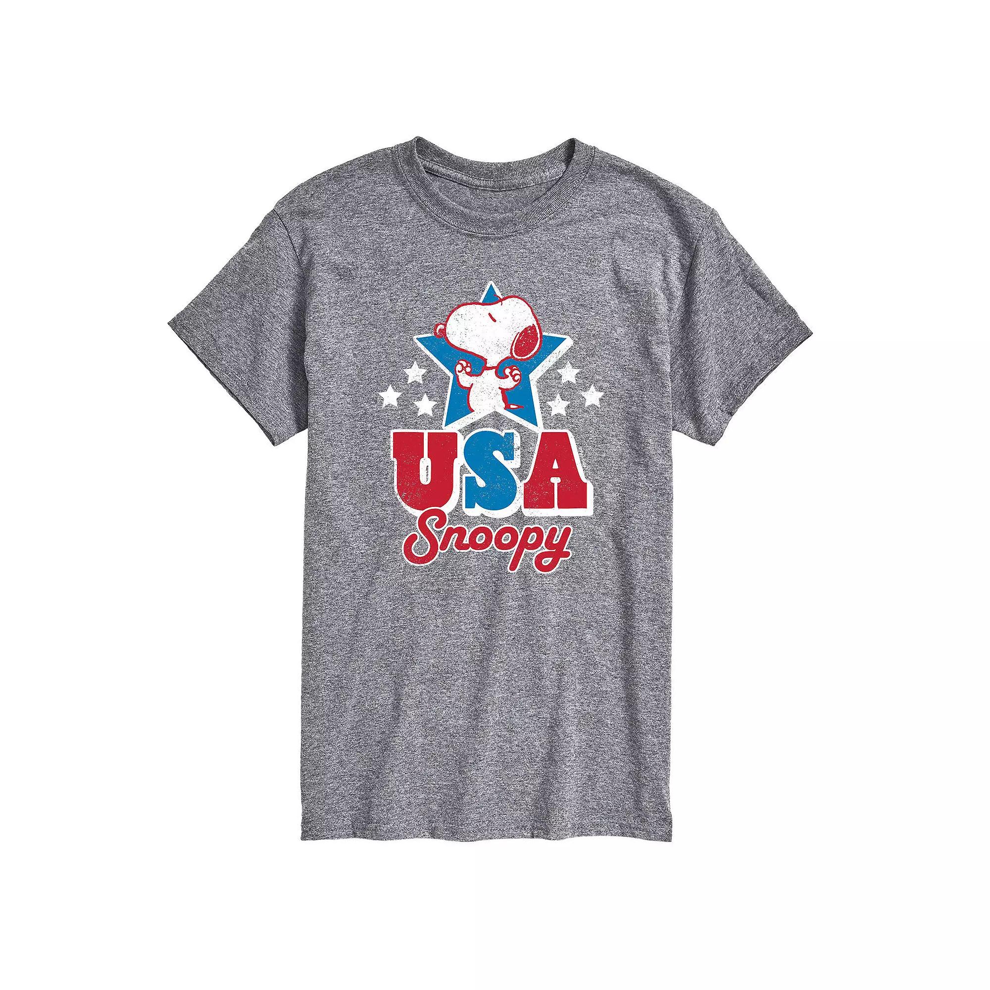 Men's Peanuts USA Snoopy Tee,  Product Image