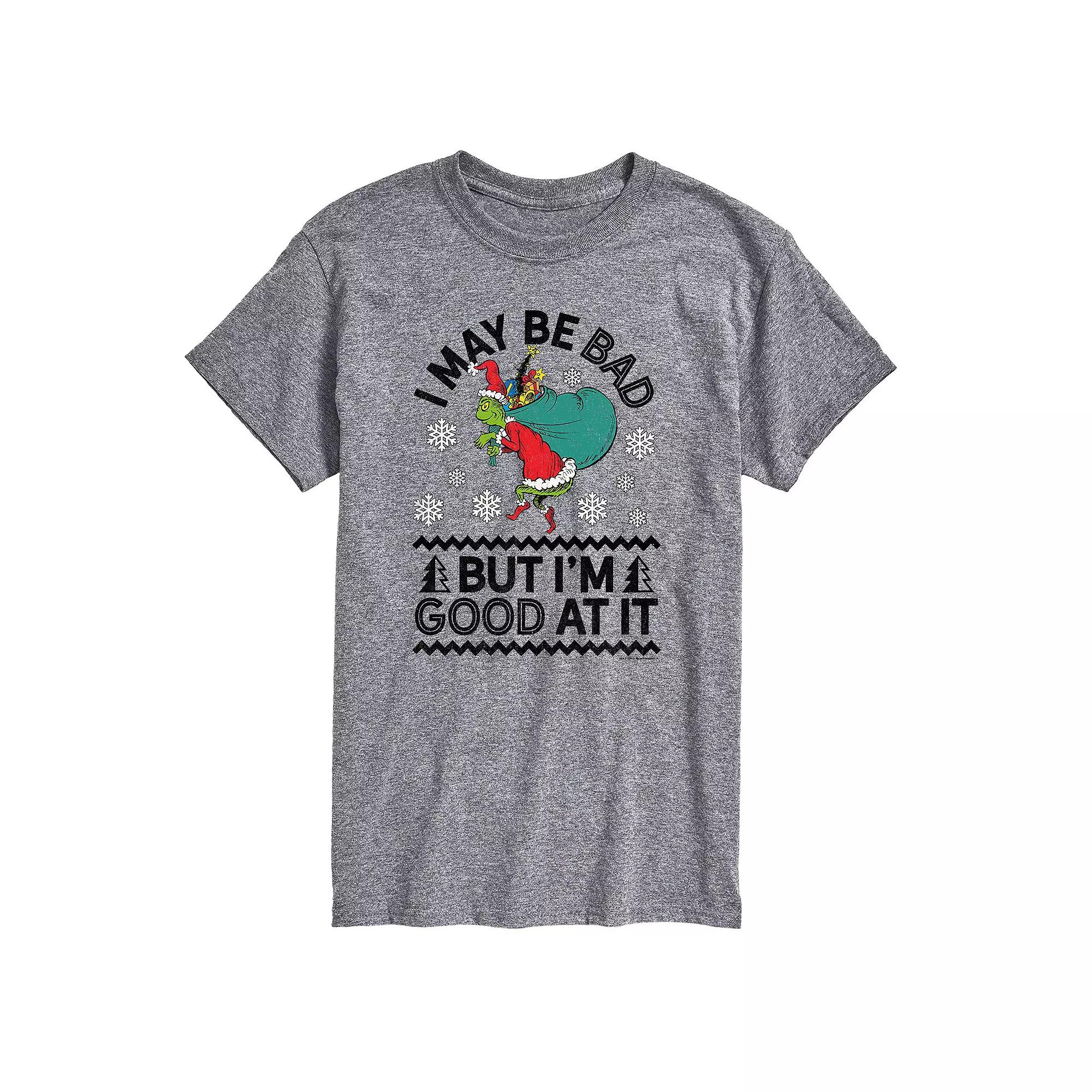 Big & Tall Dr. Seuss Good At It Tee, Men's,  Product Image