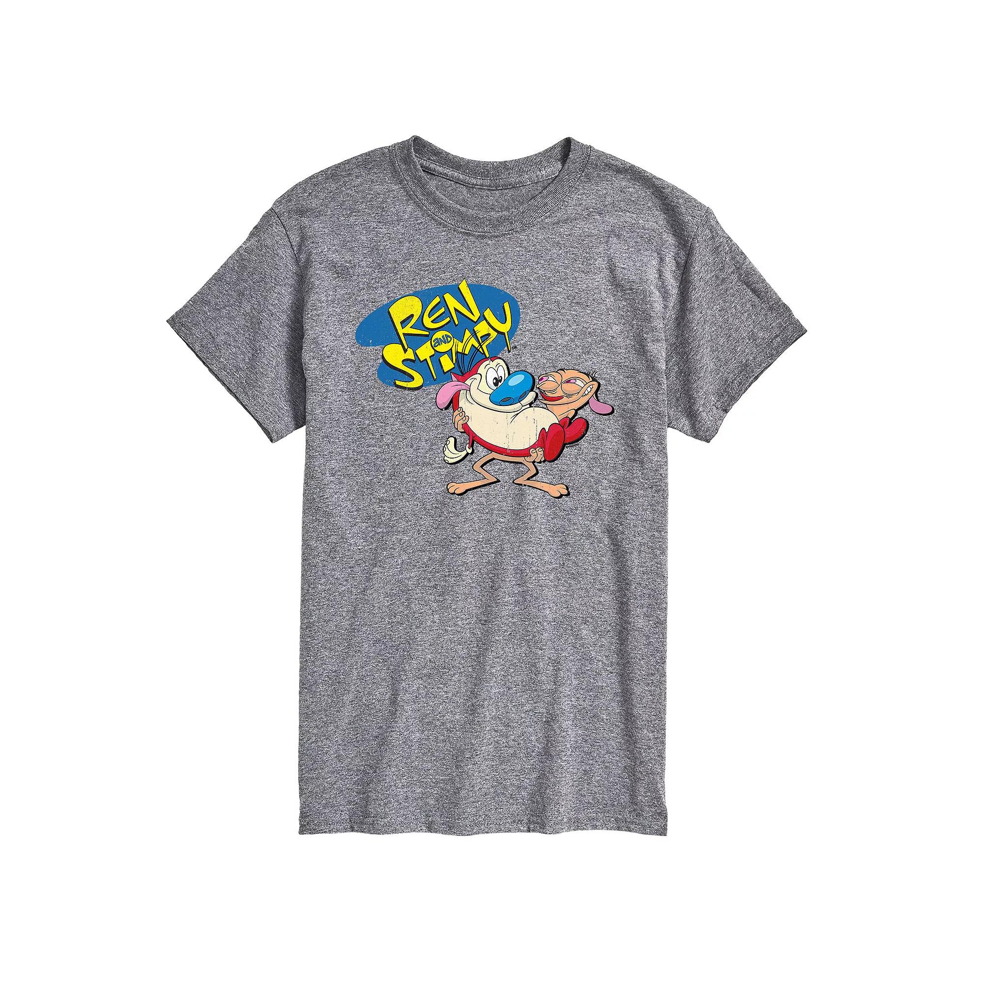 Men's Ren & Stimpy Holding Ren Tee,  Product Image