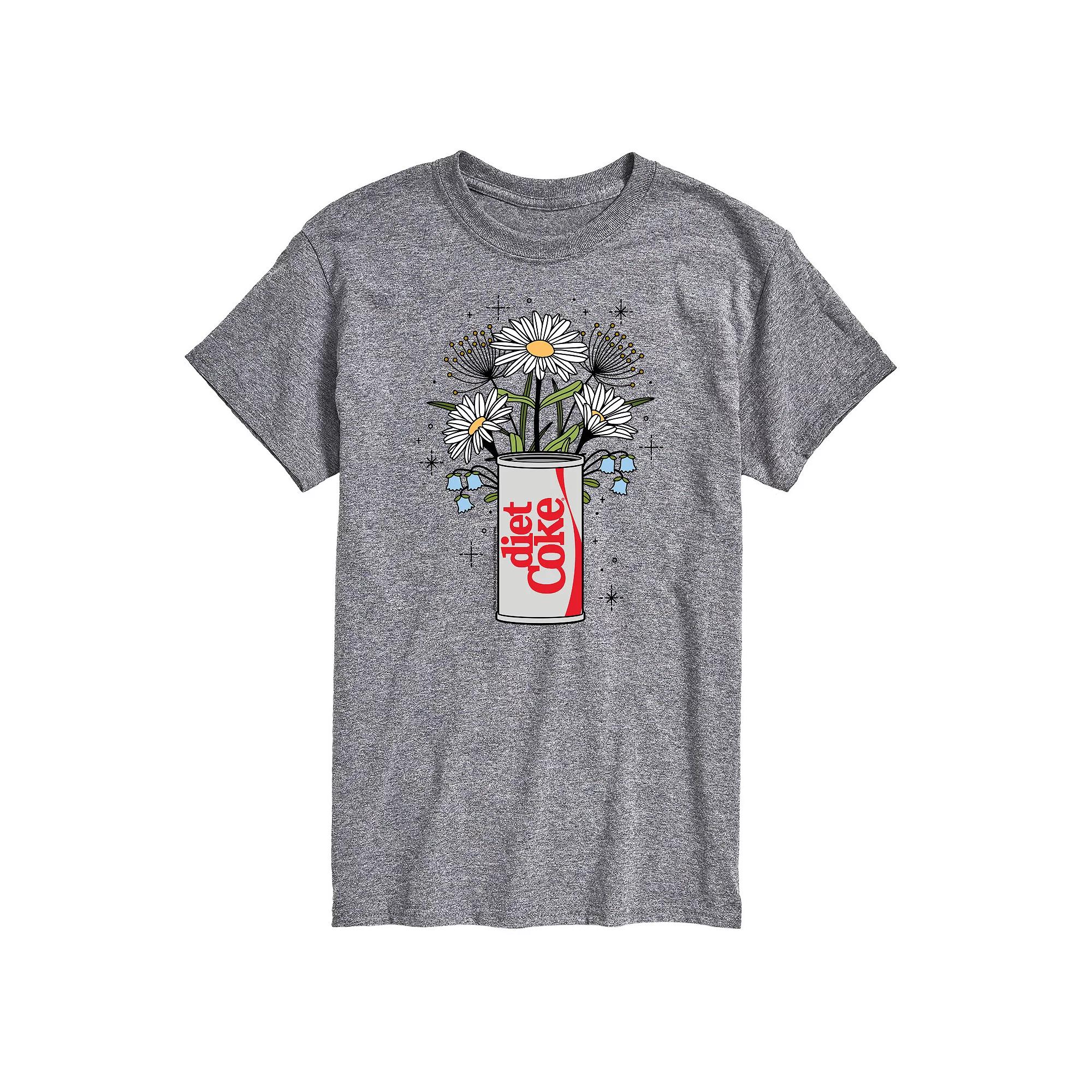 Men's Diet Coke Flowers With Coke Can Graphic Tee,  Product Image