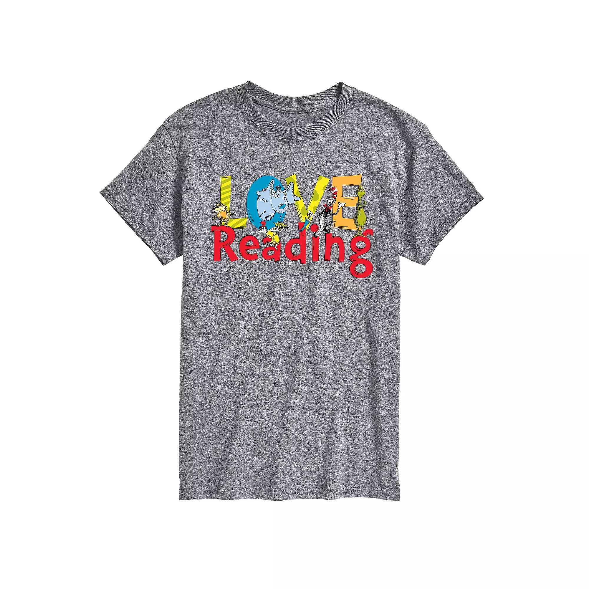 Men's Dr. Seuss Love Reading Tee,  Product Image