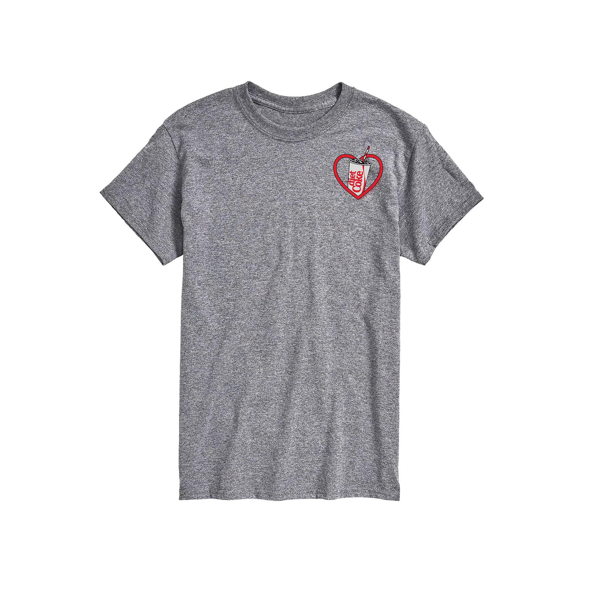 Men's Diet Coke Heart Graphic Tee,  Product Image