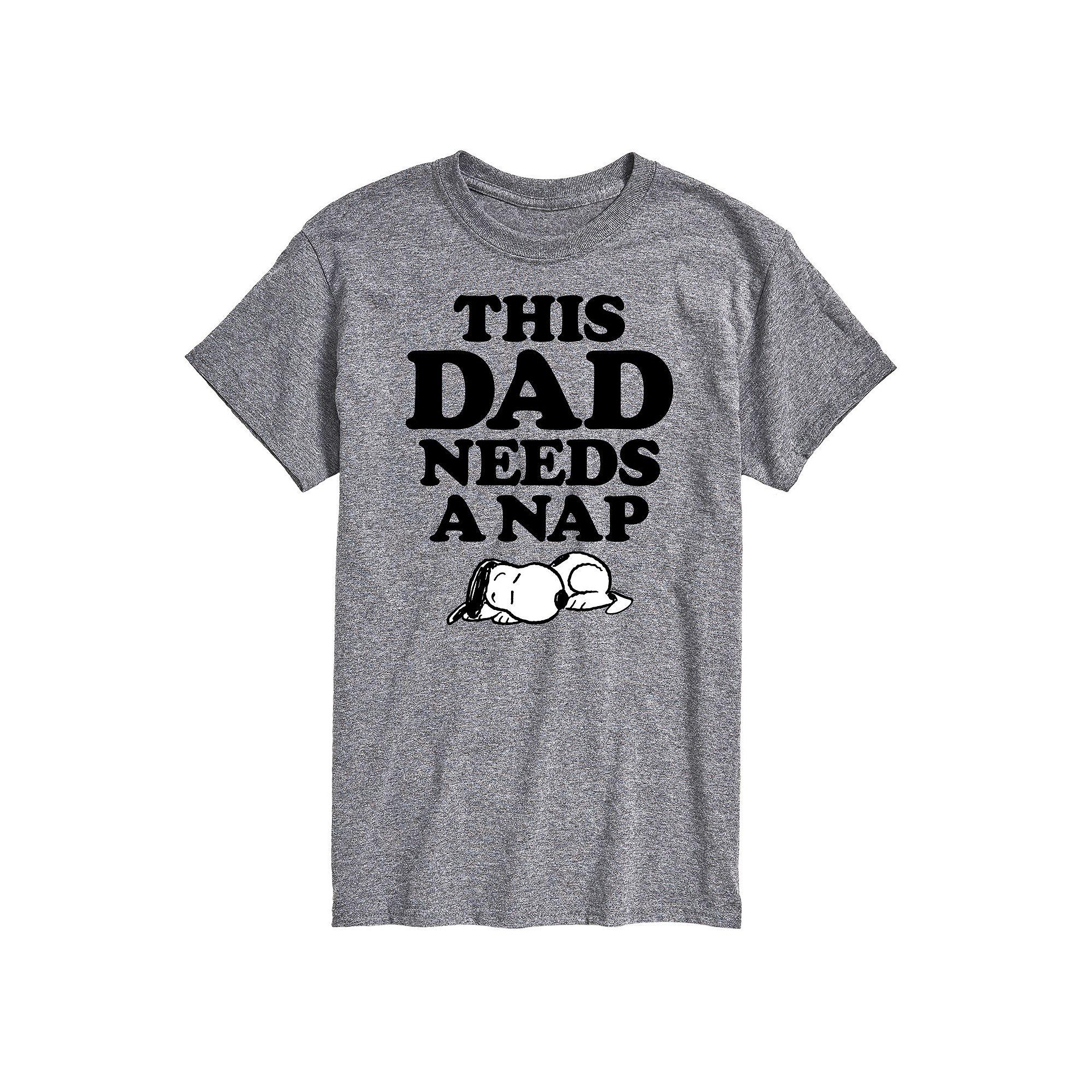 Men's Peanuts This Dad Needs A Nap Graphic Tee,  Product Image
