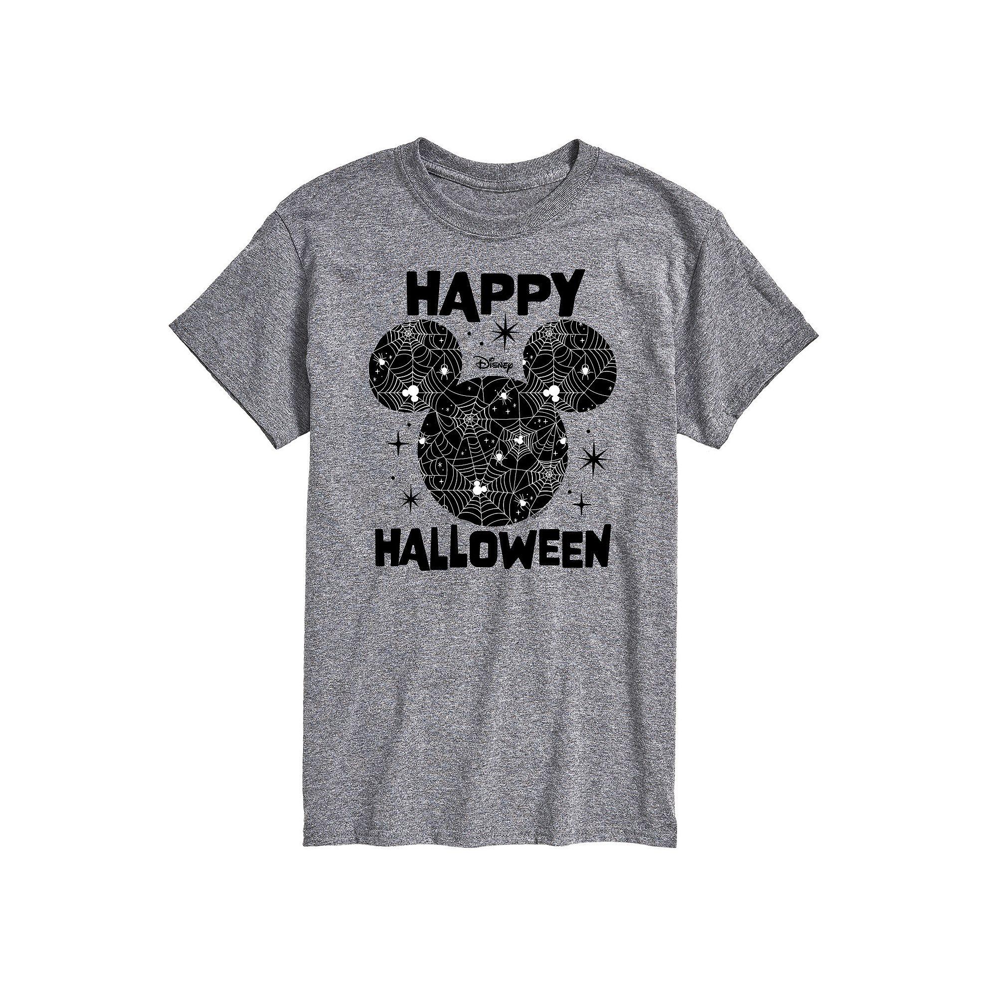 Disney's Mickey Mouse & Friends Big & Tall Happy Halloween Silhoette Graphic Tee, Men's,  Product Image