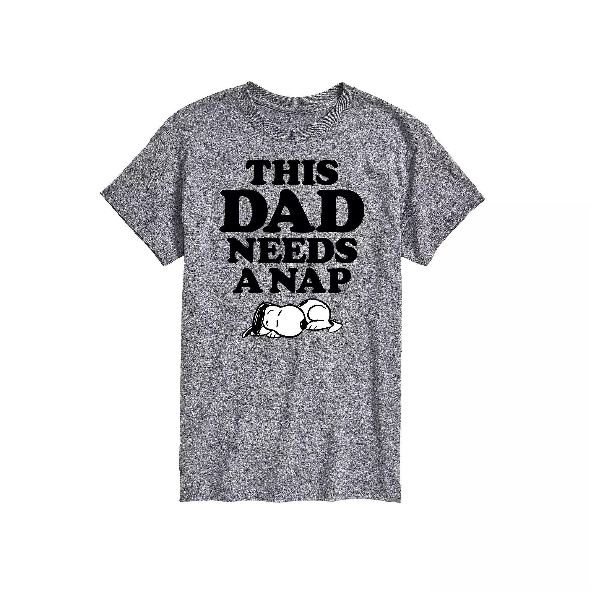 Men's Peanuts This Dad Needs A Nap Graphic Tee,  Product Image