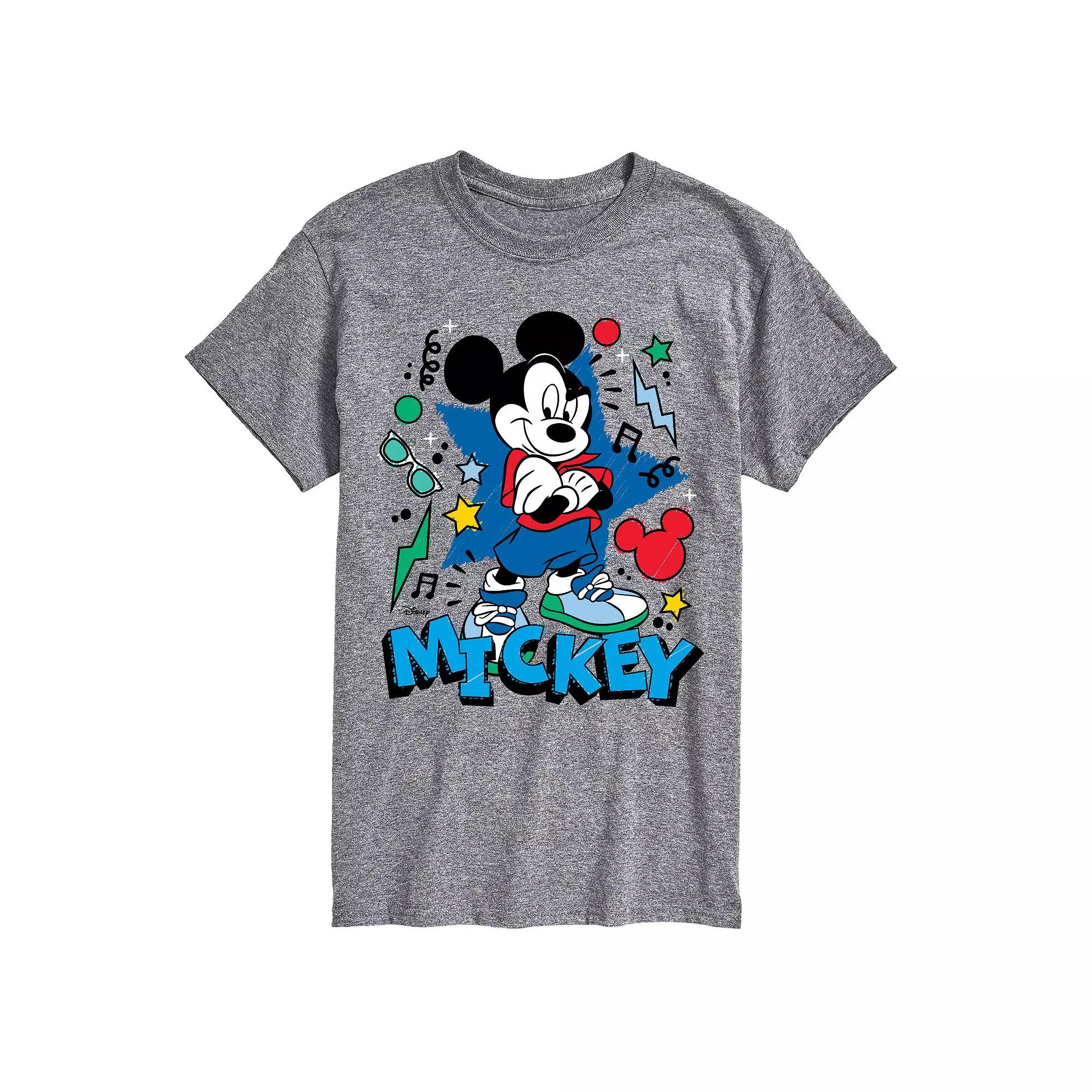 Disney's Mickey Mouse Big & Tall Retro Sketch Graphic Tee, Men's,  Product Image