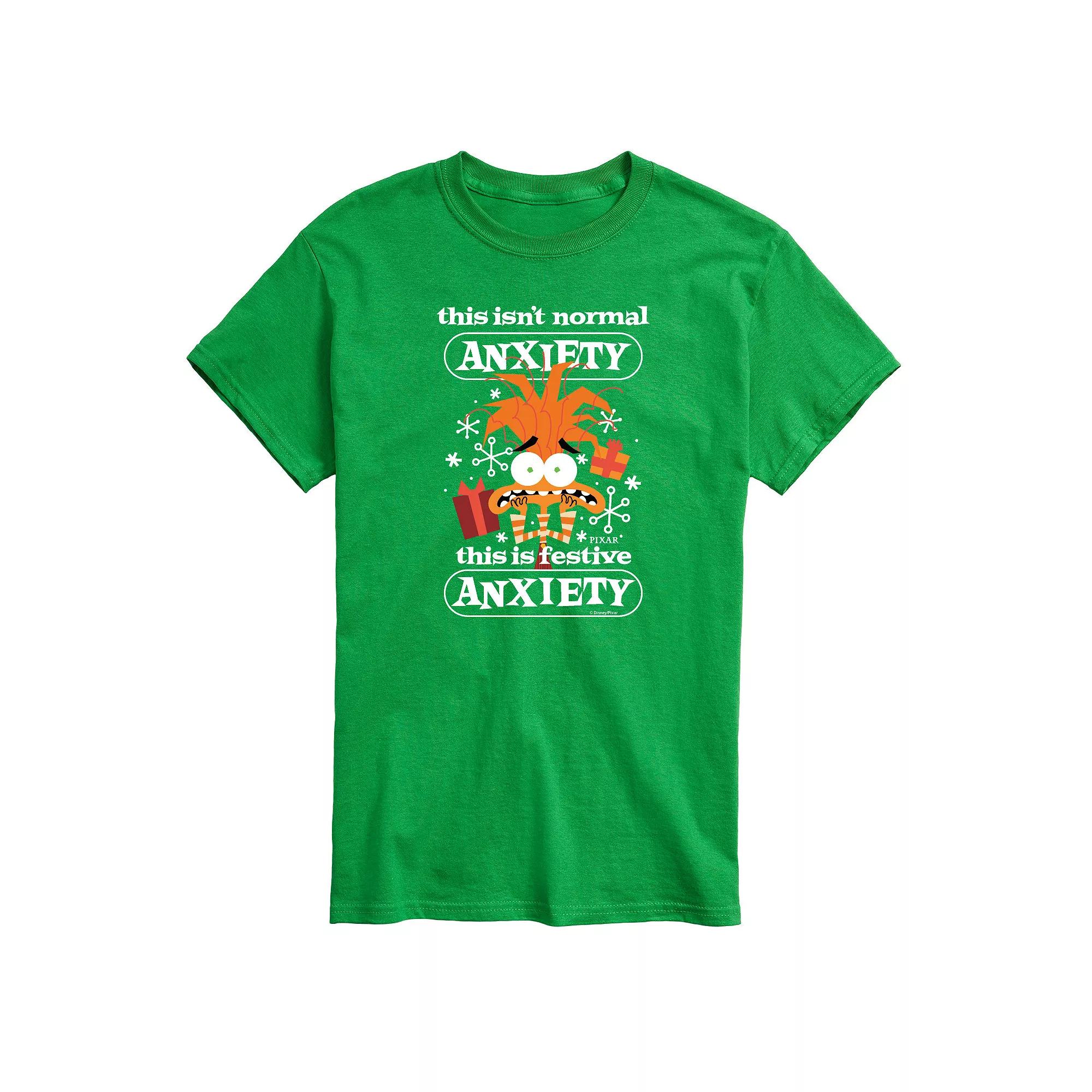 Disney / Pixar's Inside Out 2 Big & Tall Festive Anxiety Graphic Tee, Men's,  Product Image