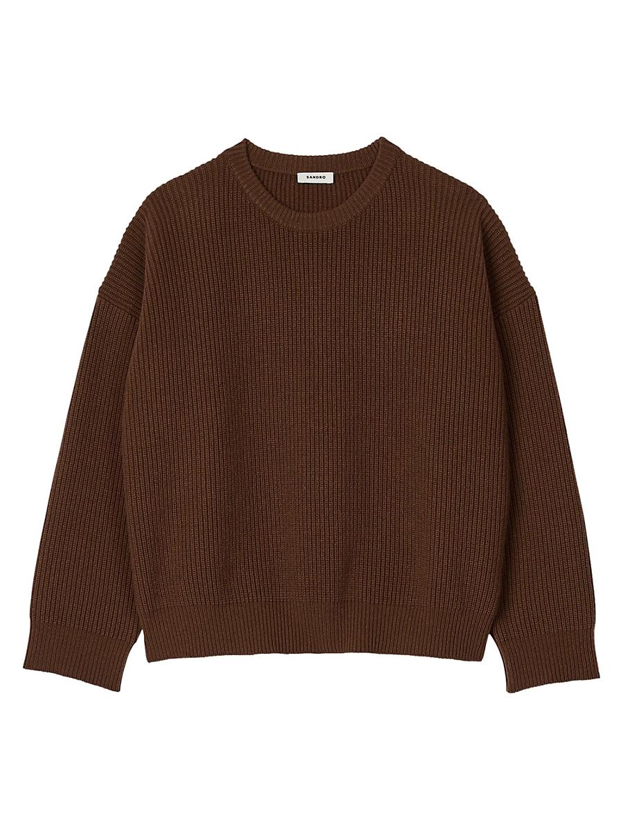 Mens Rib Knit Sweater Product Image