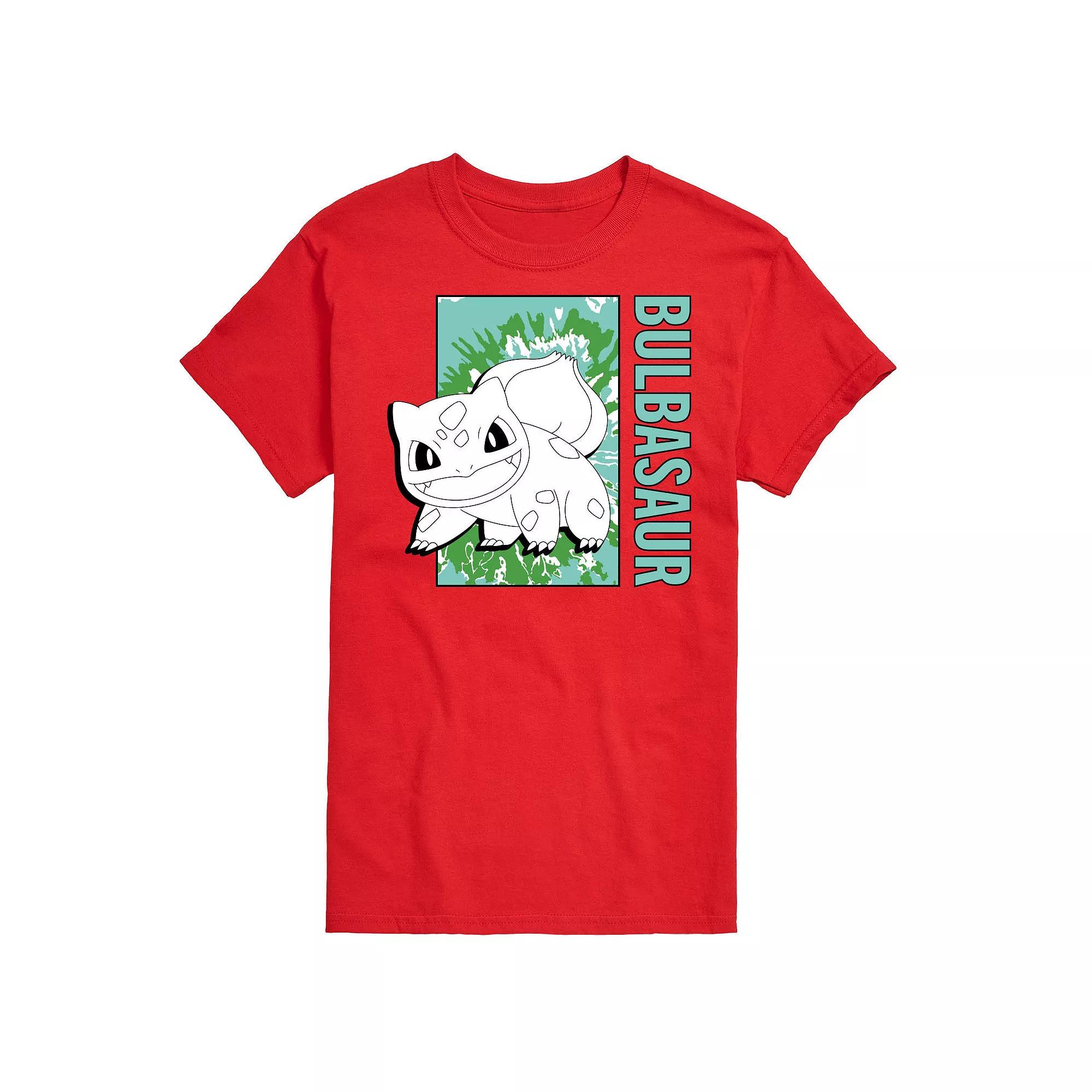 Men's Pokemon Tie Dye Bulbasaur Tee,  Product Image