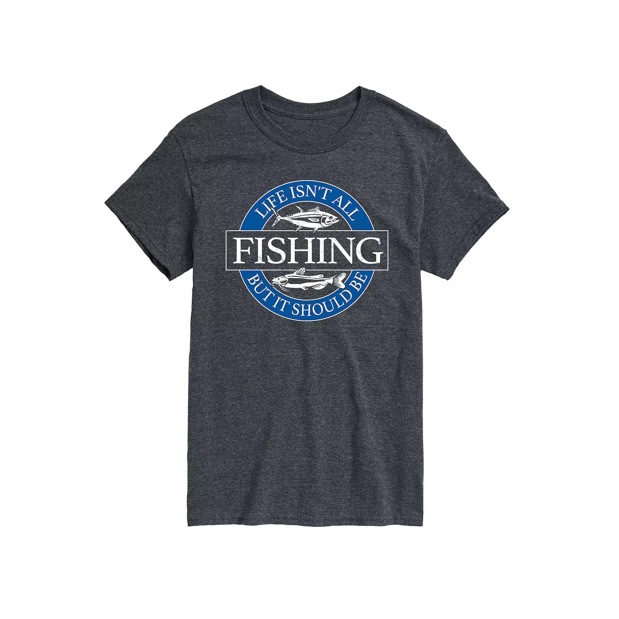 Big & Tall Life Fishing Tee, Men's,  Product Image