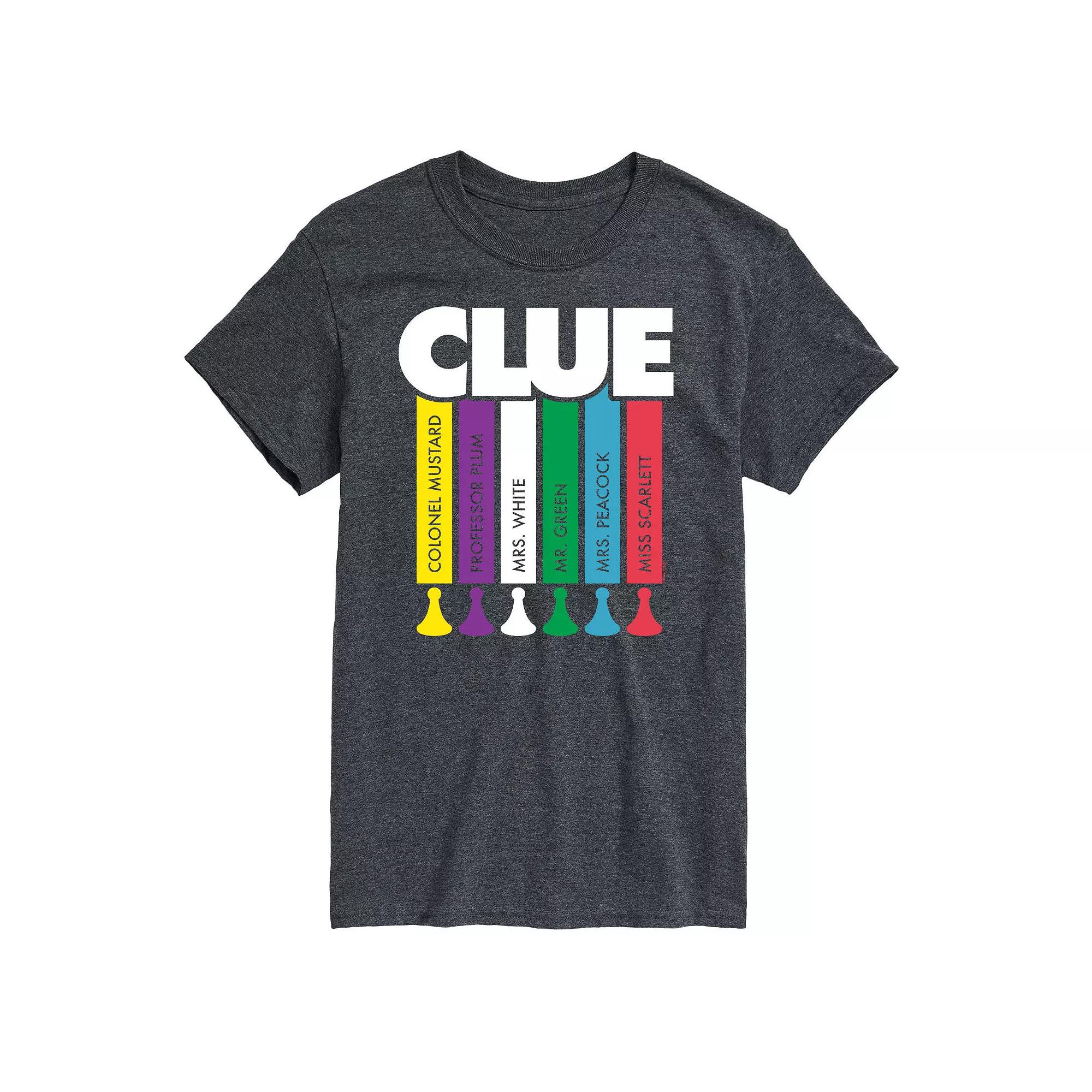Big & Tall Clue Logo Characters Graphic Tee, Men's,  Product Image