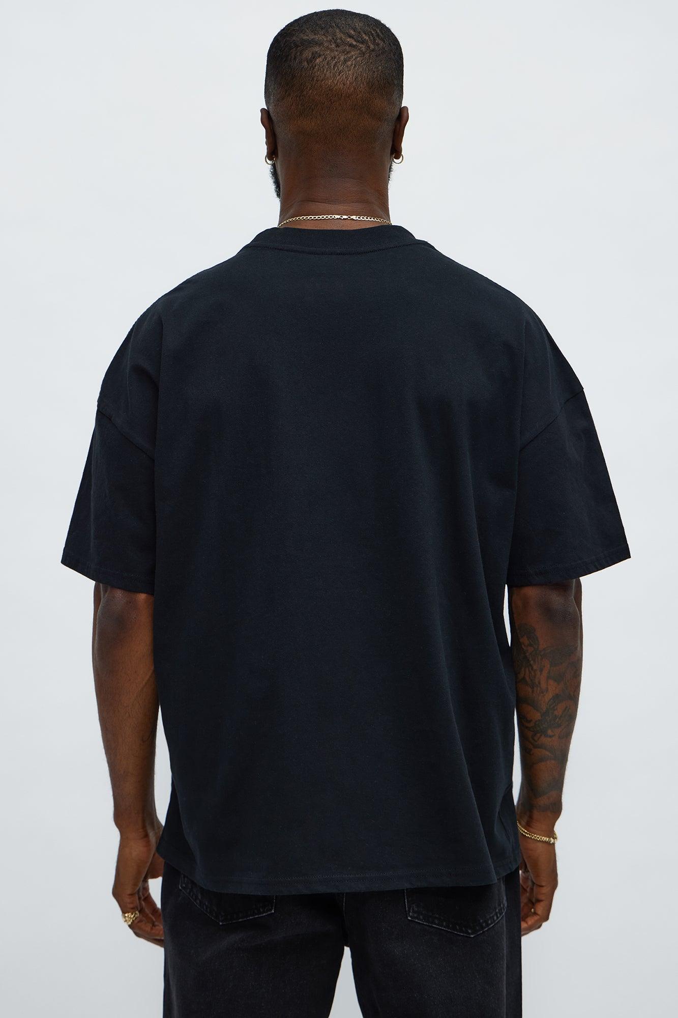 How We Chill From 93 Till Boxy Short Sleeve Tee - Black Male Product Image