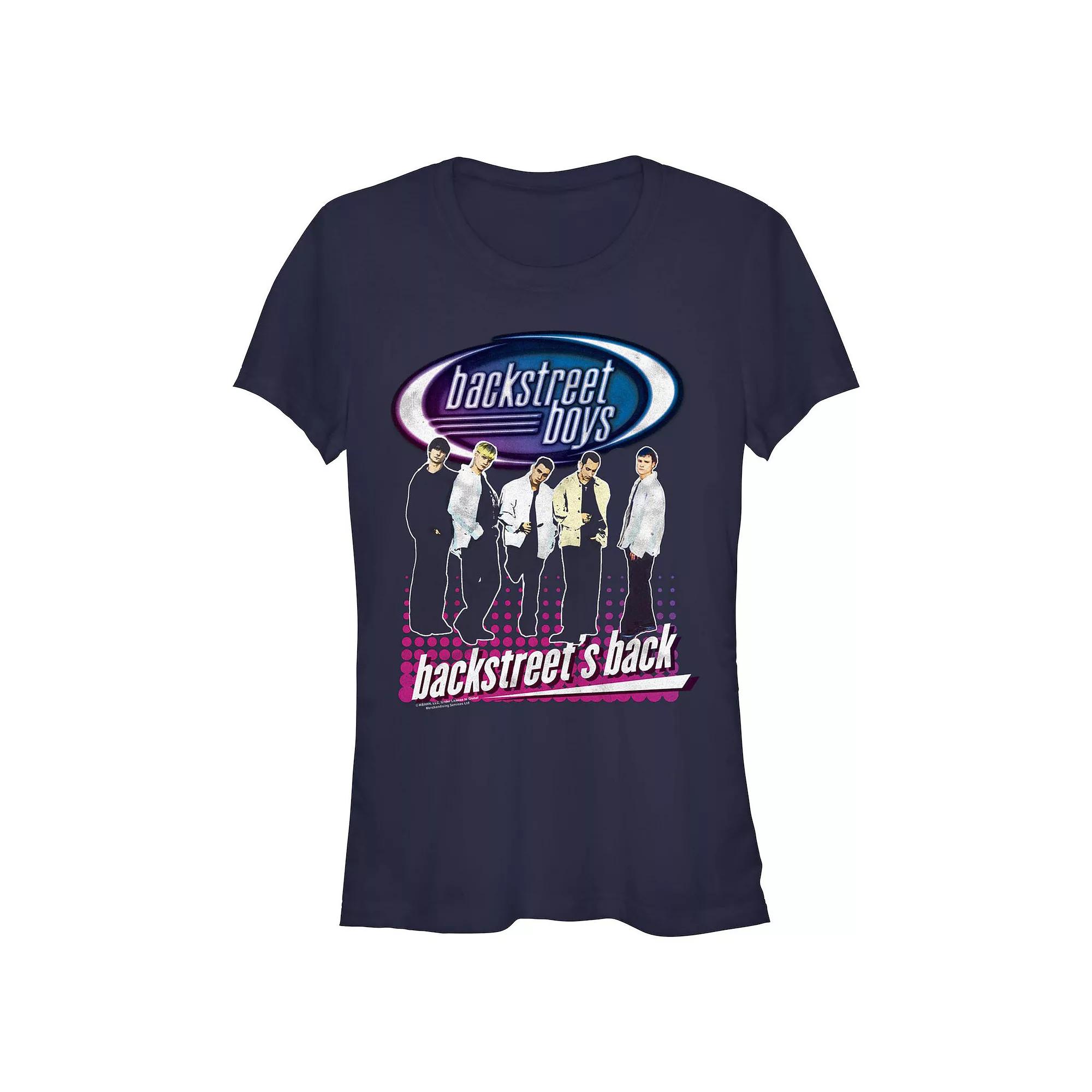 Juniors' Backstreet Boys Backstreet's Back Graphic Tee, Women's, Size: XL, Blue Product Image