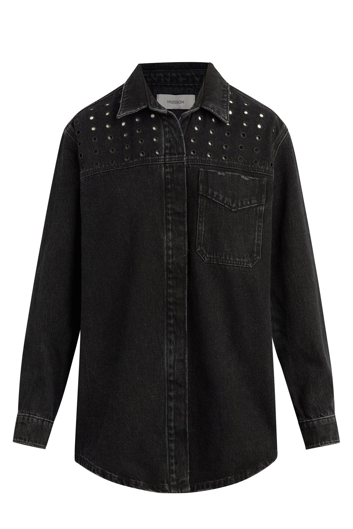 Shacket w/ Grommet Detail Female Product Image