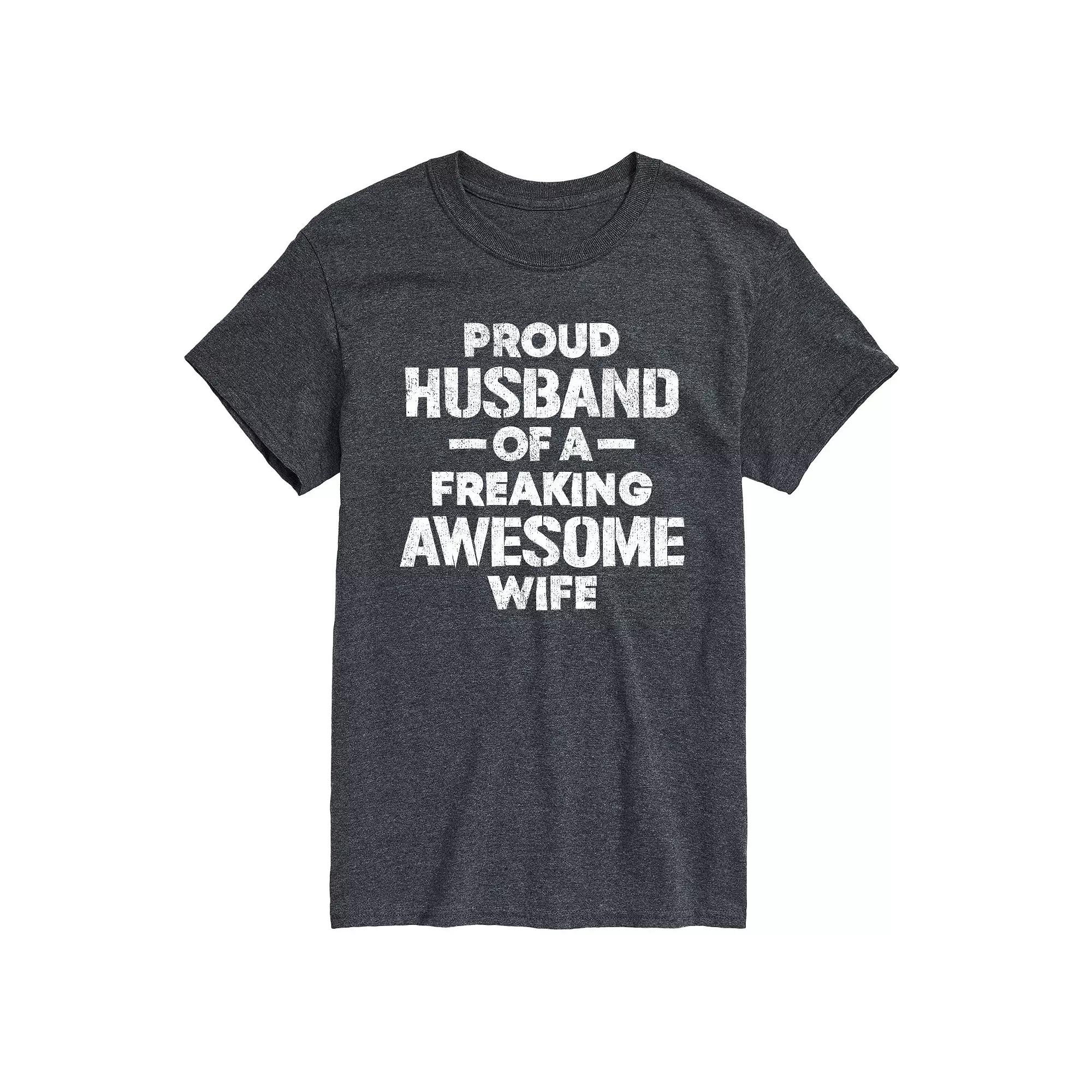 Men's Proud Husband Graphic Tee,  Product Image