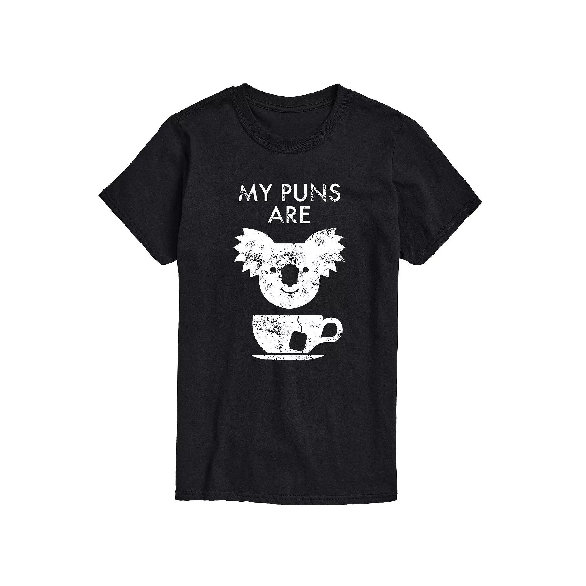 Men's My Puns Are Koala Tea Graphic Tee,  Product Image