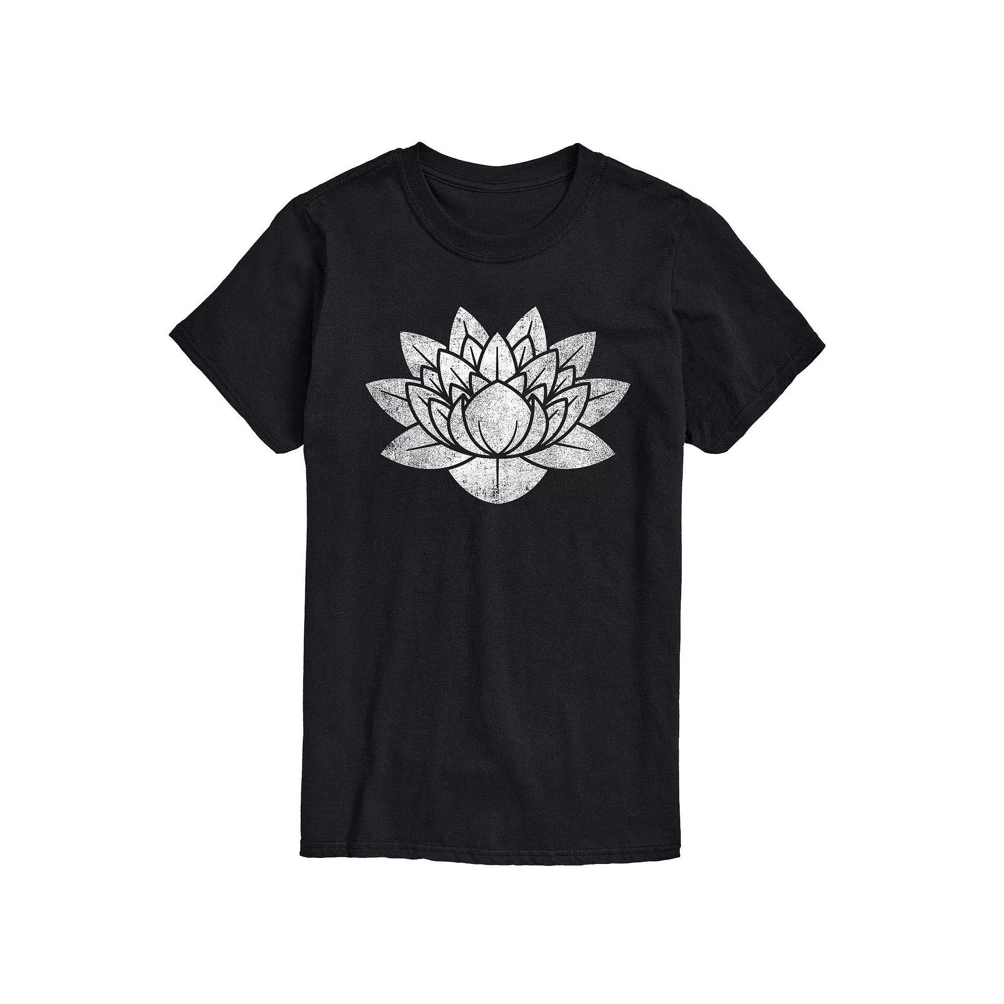 Big & Tall Lotus Flower Tee, Men's,  Product Image