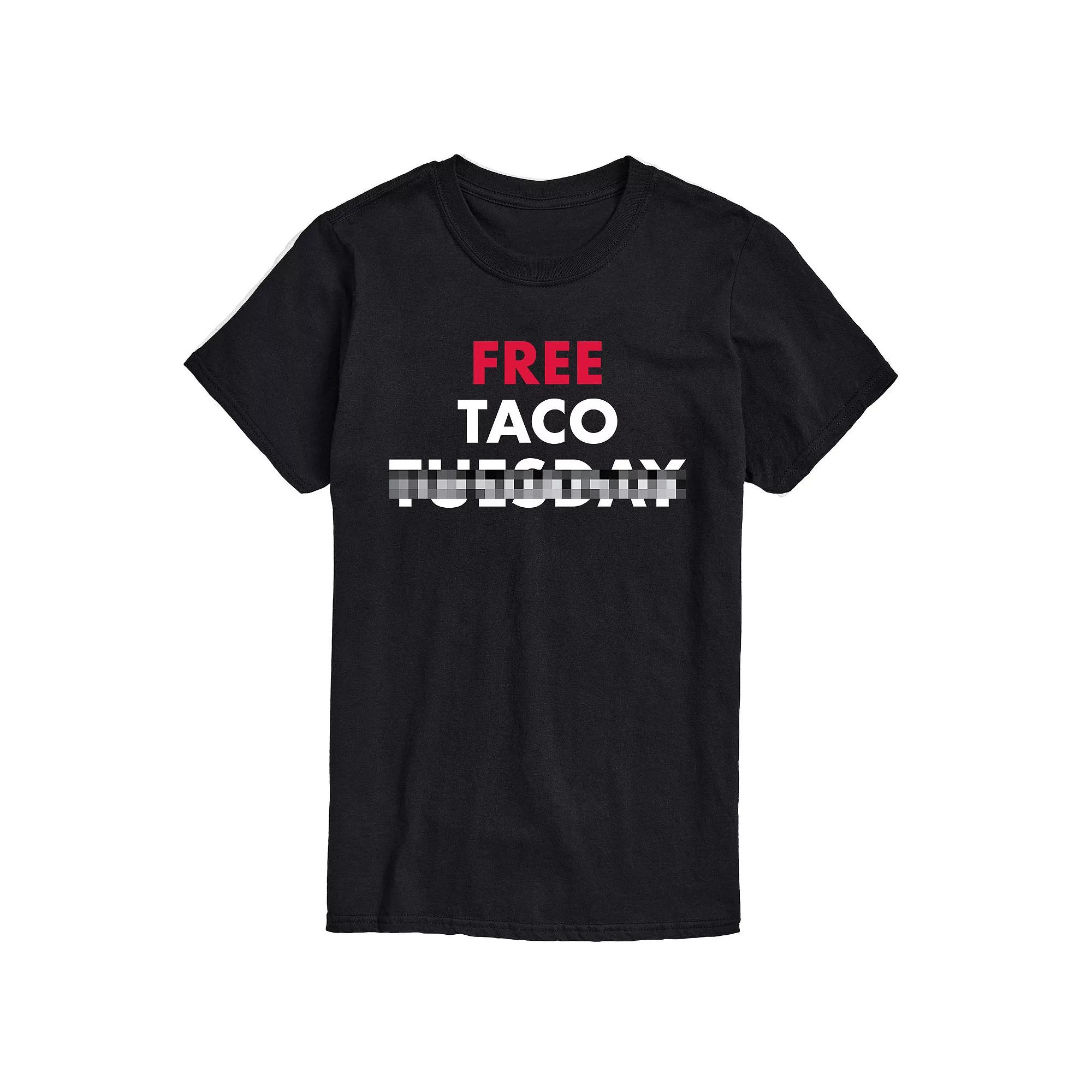 Men's Free Taco Graphic Tee,  Product Image