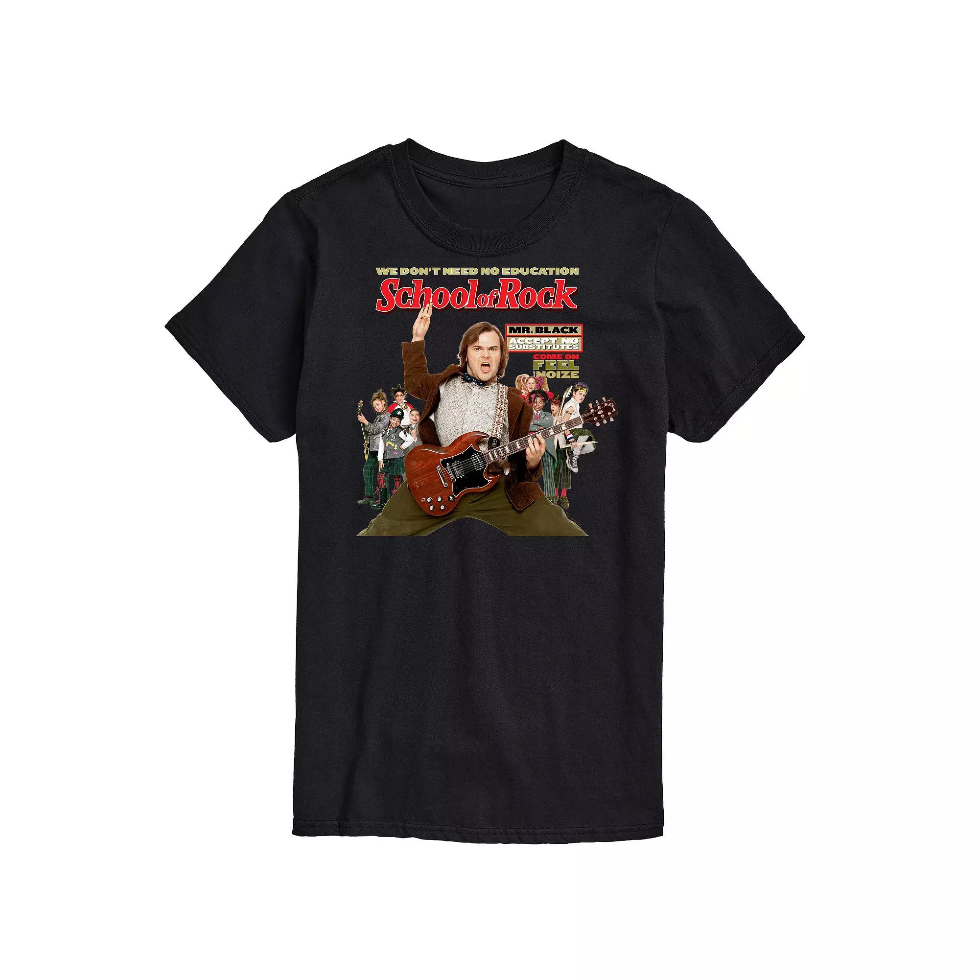 Big & Tall School of Rock Cover Graphic Tee, Men's,  Product Image