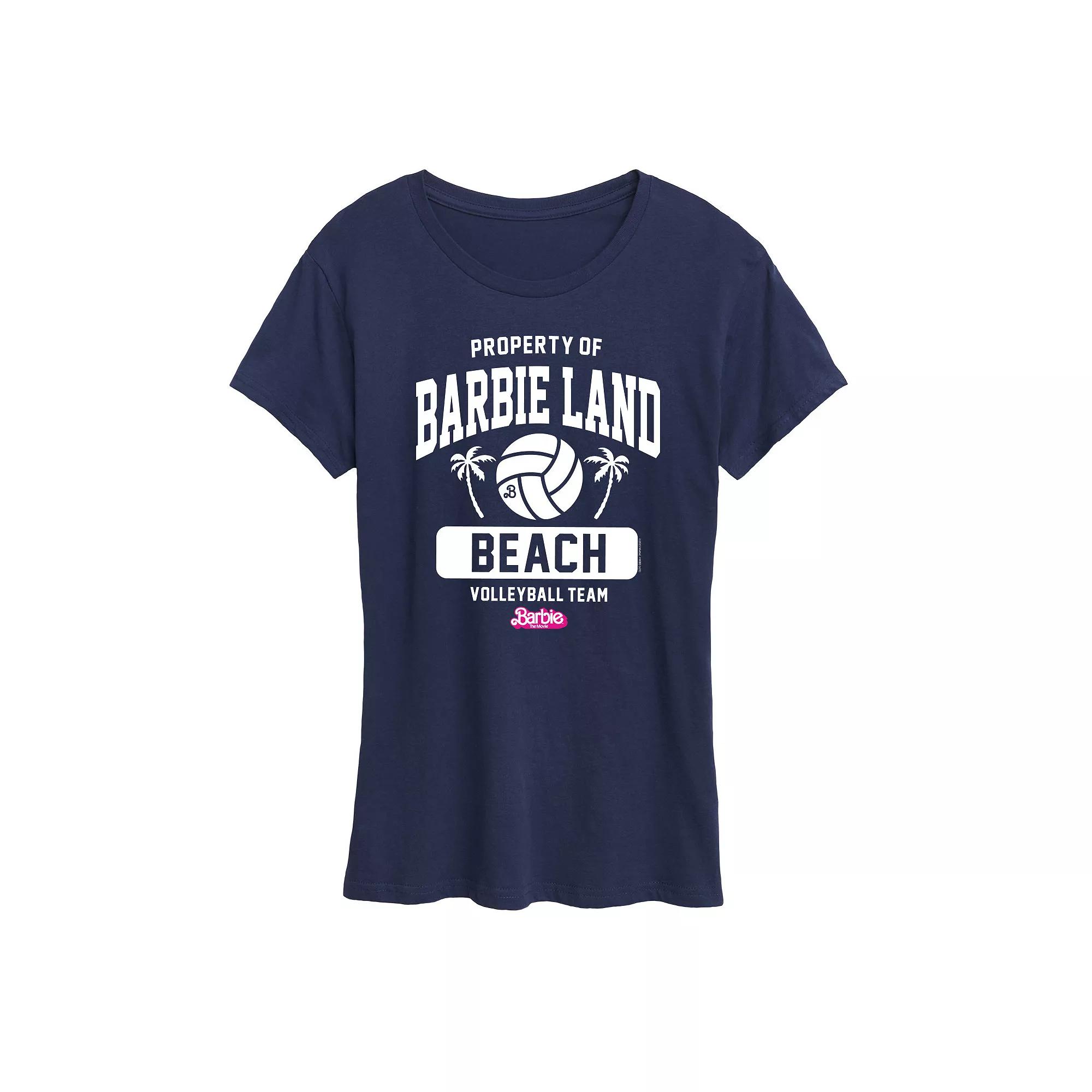 Juniors' Barbie™ The Movie Property Of Barbie Land Beach Volleyball Team Graphic Tee, Girl's,  Product Image