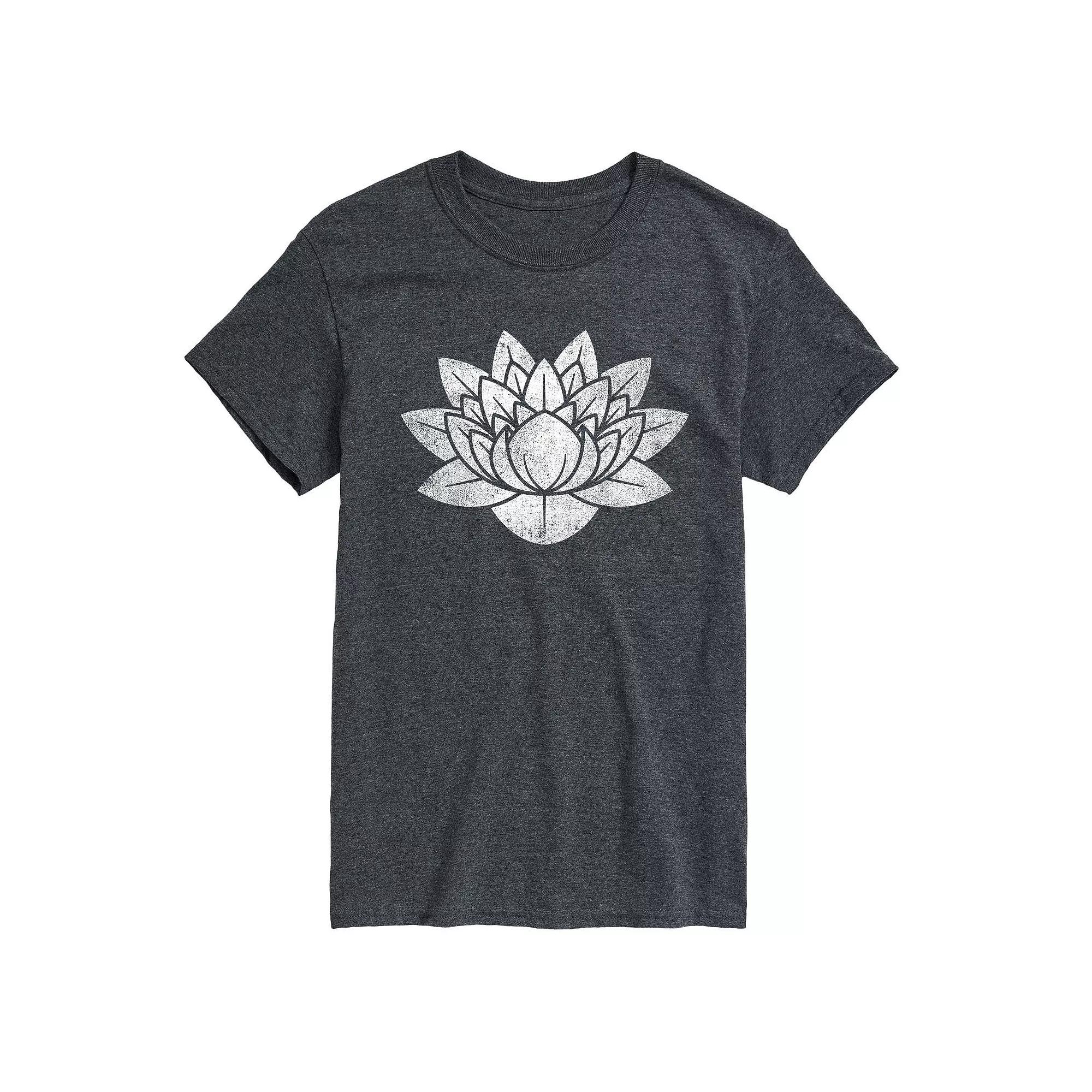 Big & Tall Lotus Flower Tee, Men's,  Product Image