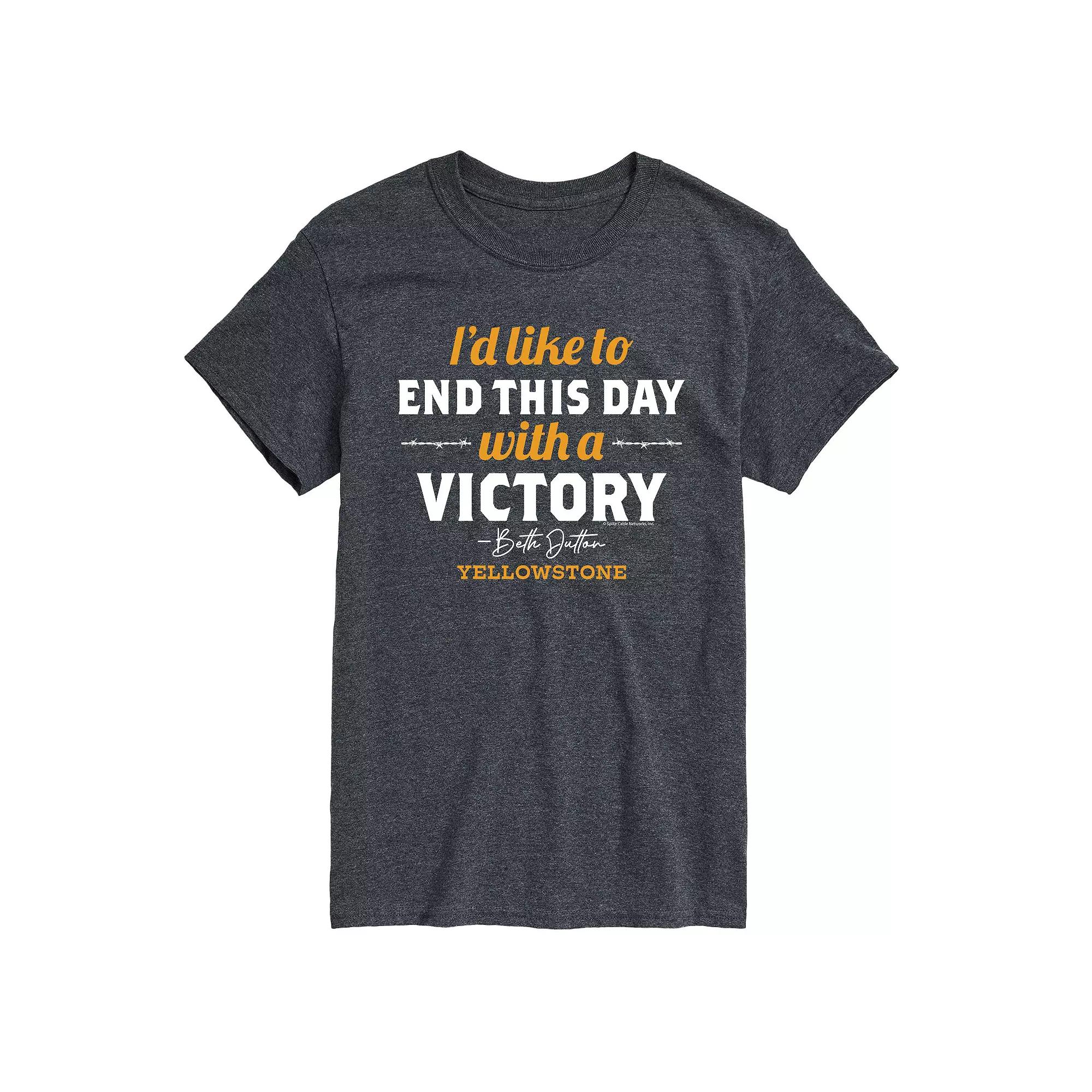 Big & Tall Yellowstone Victory Tee, Men's,  Product Image