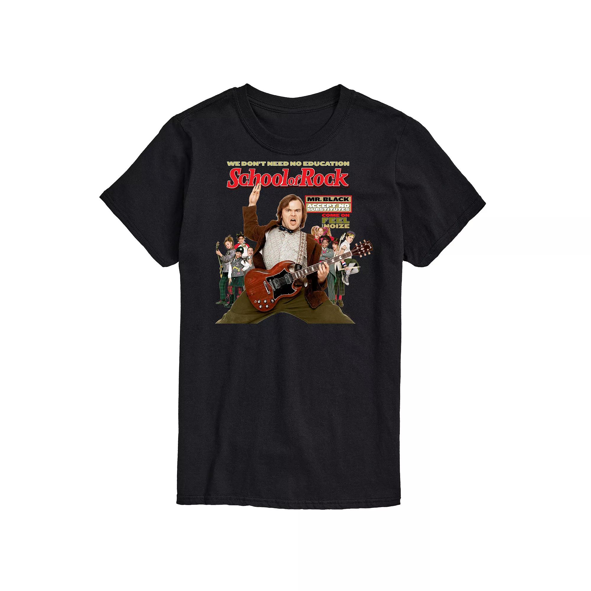 Big & Tall School of Rock Cover Graphic Tee, Men's,  Product Image