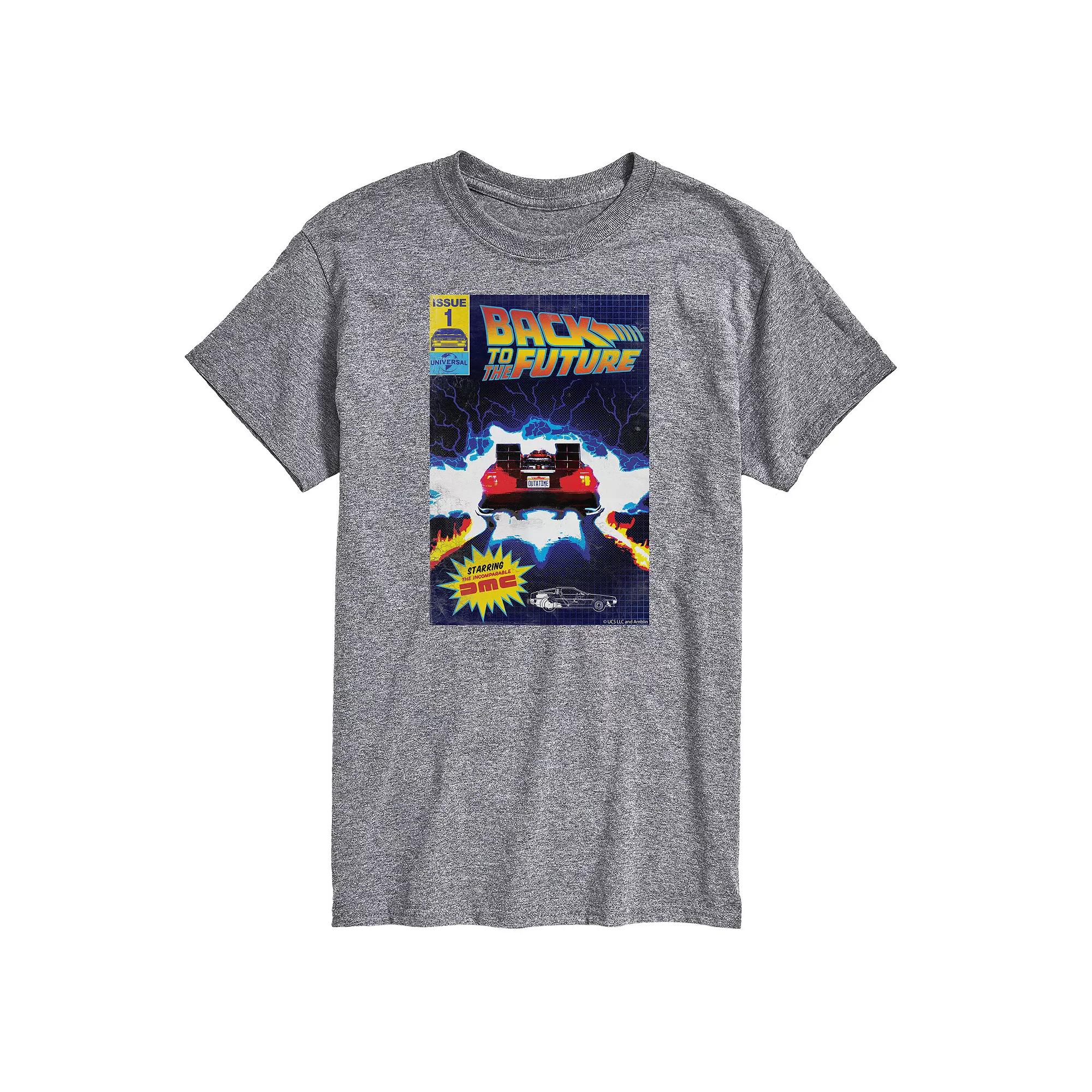 Big & Tall Back to the Future Retro Comic Graphic Tee, Men's,  Product Image