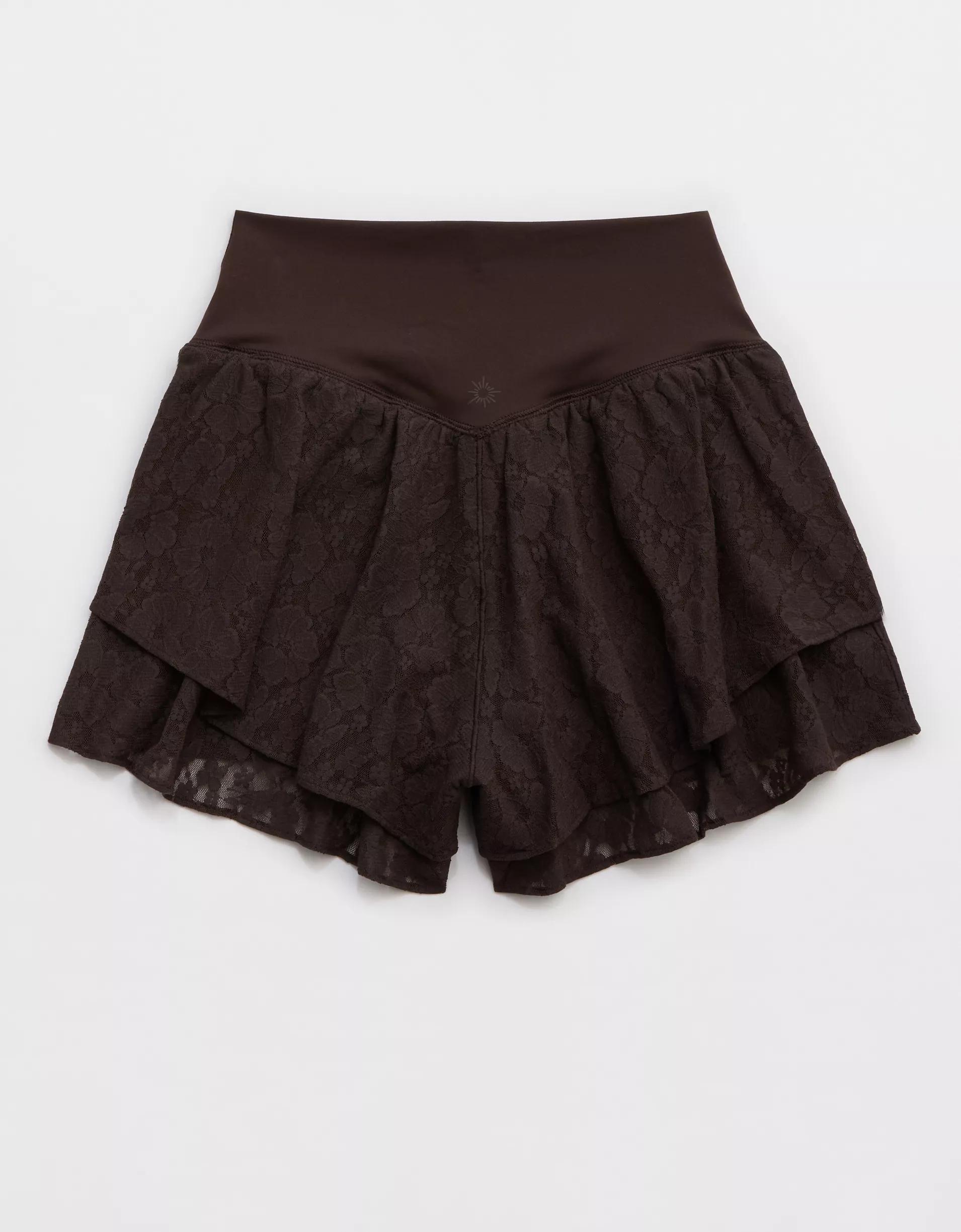 OFFLINE By Aerie Real Me Lace Flowy Short Product Image