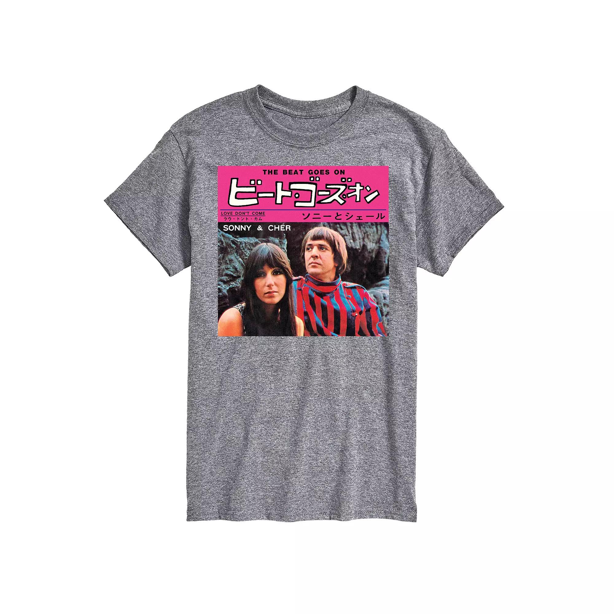 Big & Tall Sonny And Cher Tee, Men's,  Product Image
