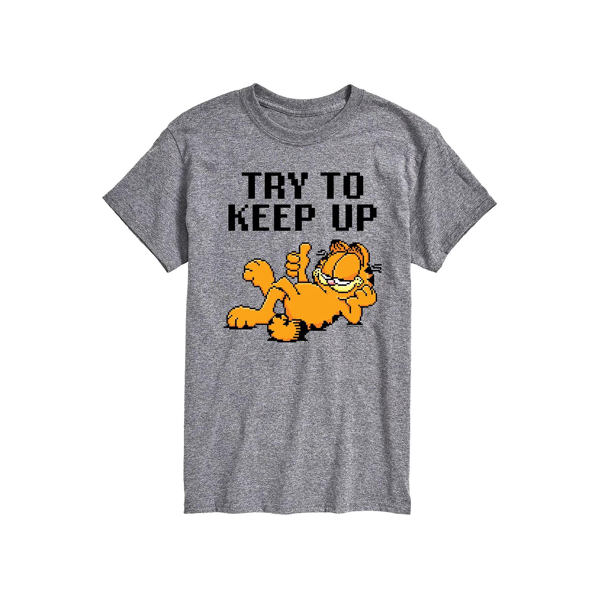 Men's Garfield Try To Keep Up Graphic Tee,  Product Image