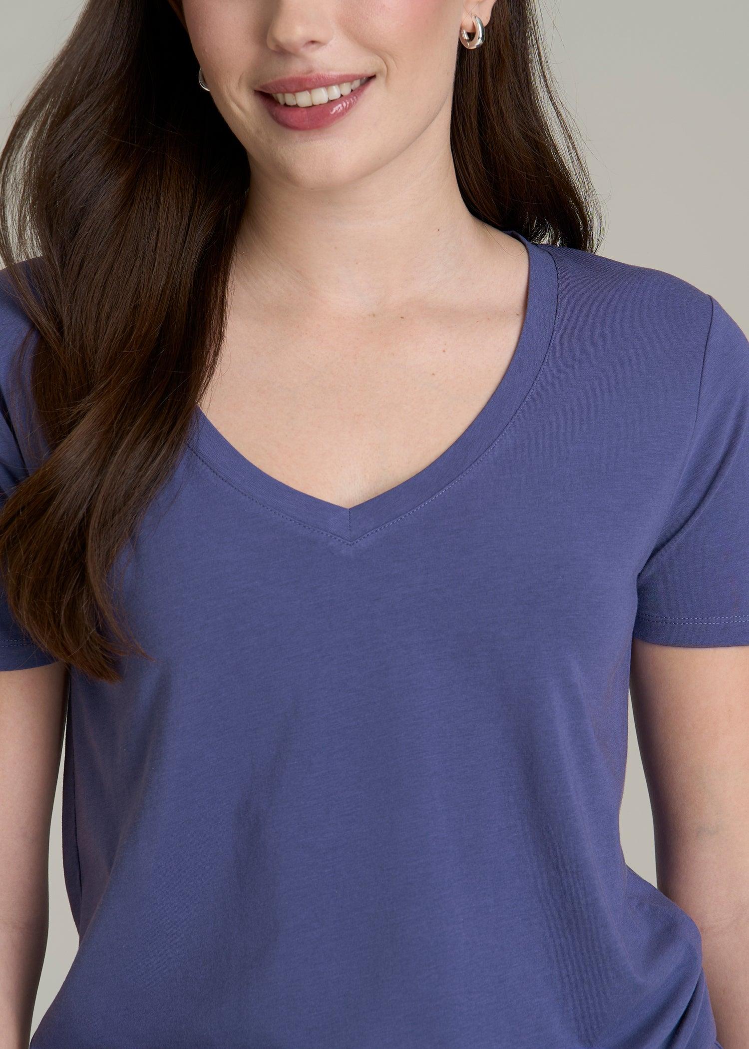 Women's Tall Scoop V-Neck Tee in Future Dusk Product Image