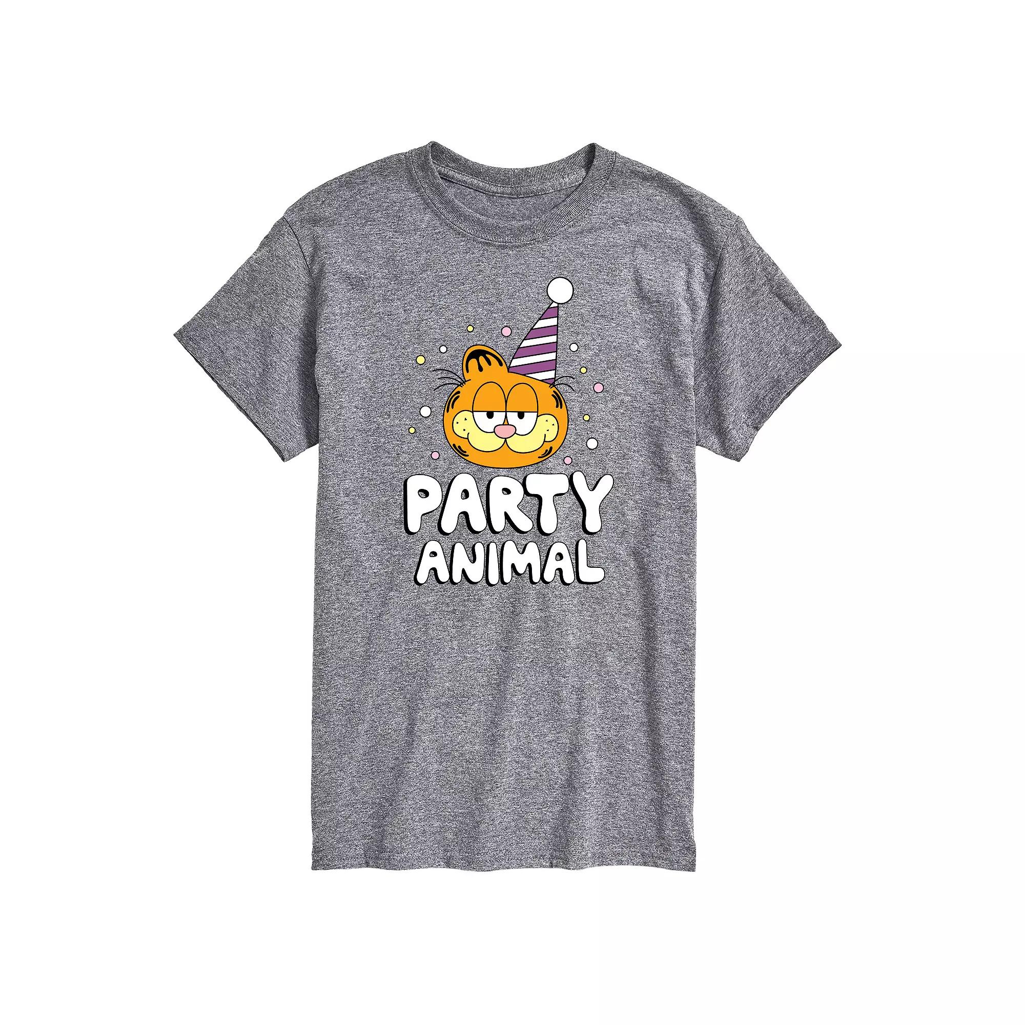 Big & Tall Garfield Party Animal Graphic Tee, Men's,  Product Image
