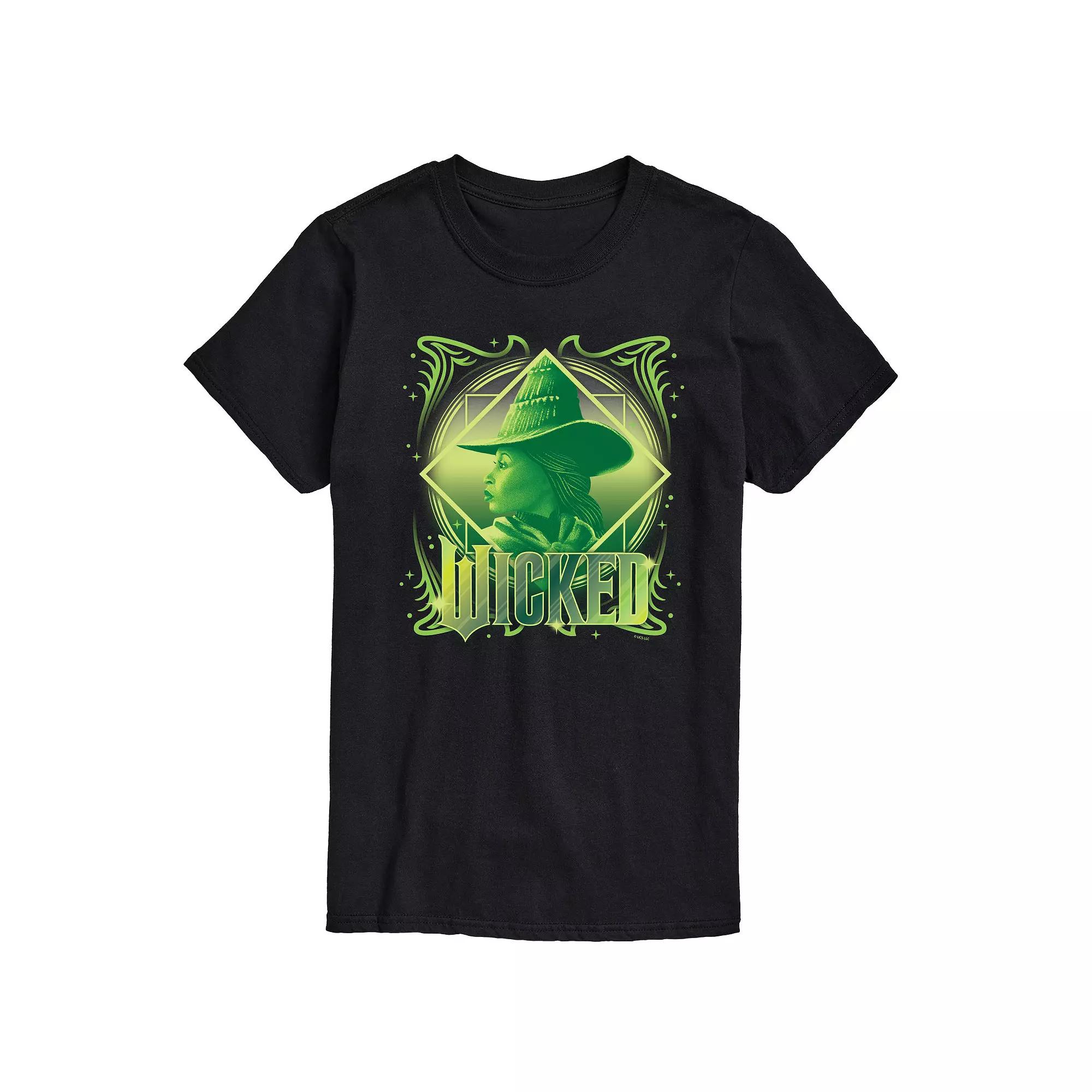 Men's Wicked Elphaba Portrait Graphic Tee,  Product Image